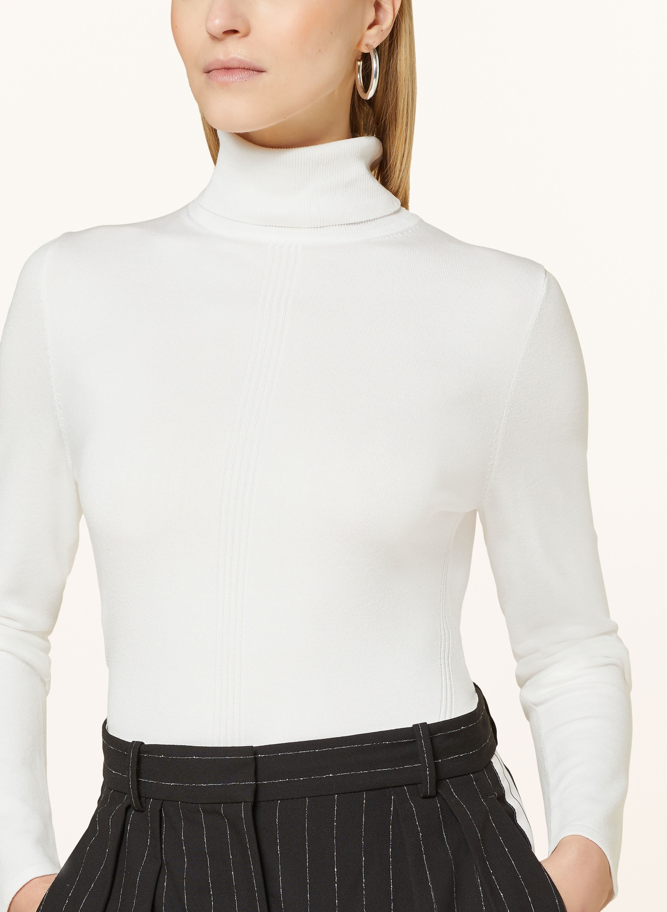 comma Sweater, Color: WHITE (Image 4)