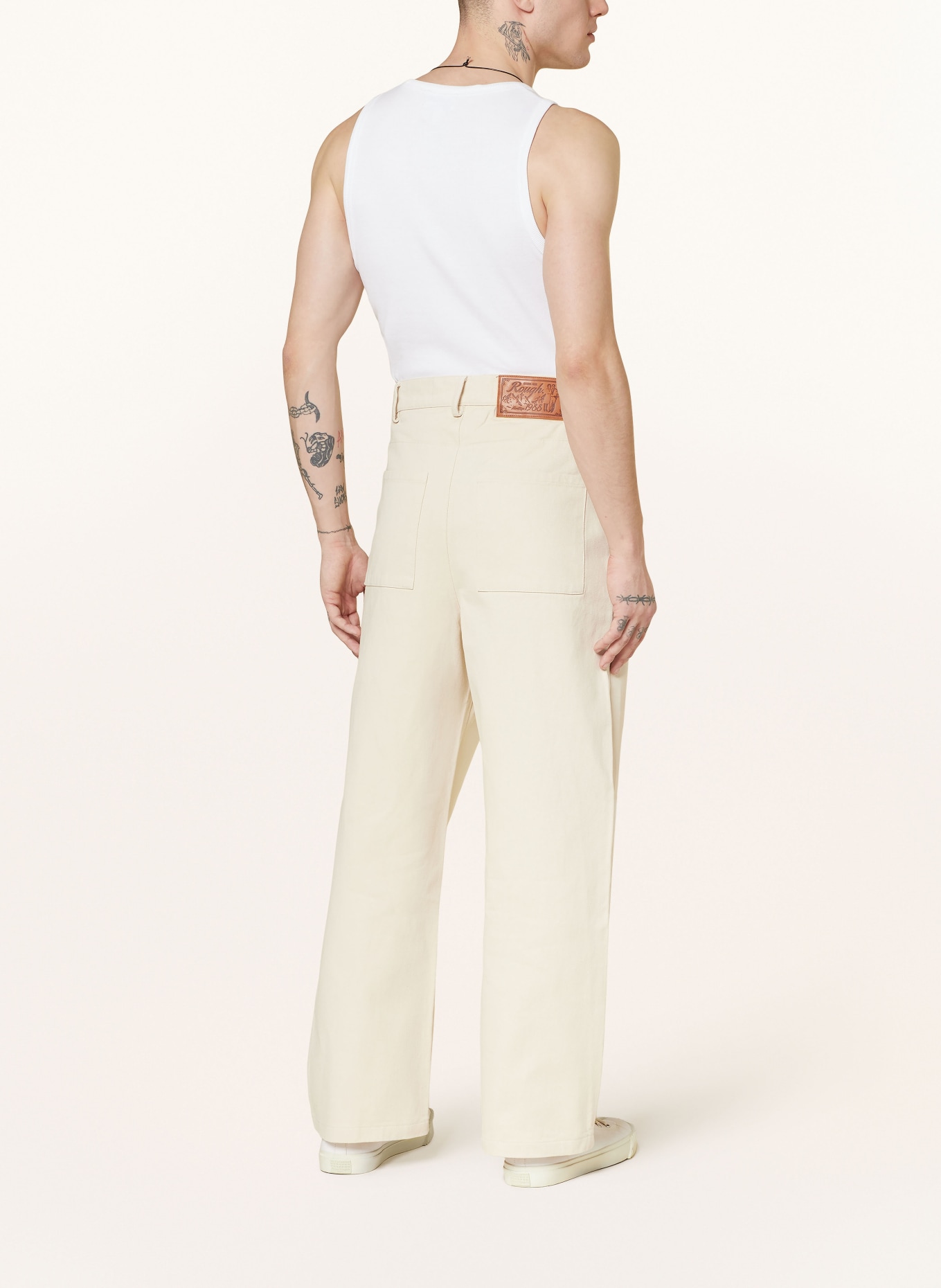 rough. Trousers ASPARAGUS regular fit, Color: CREAM (Image 3)