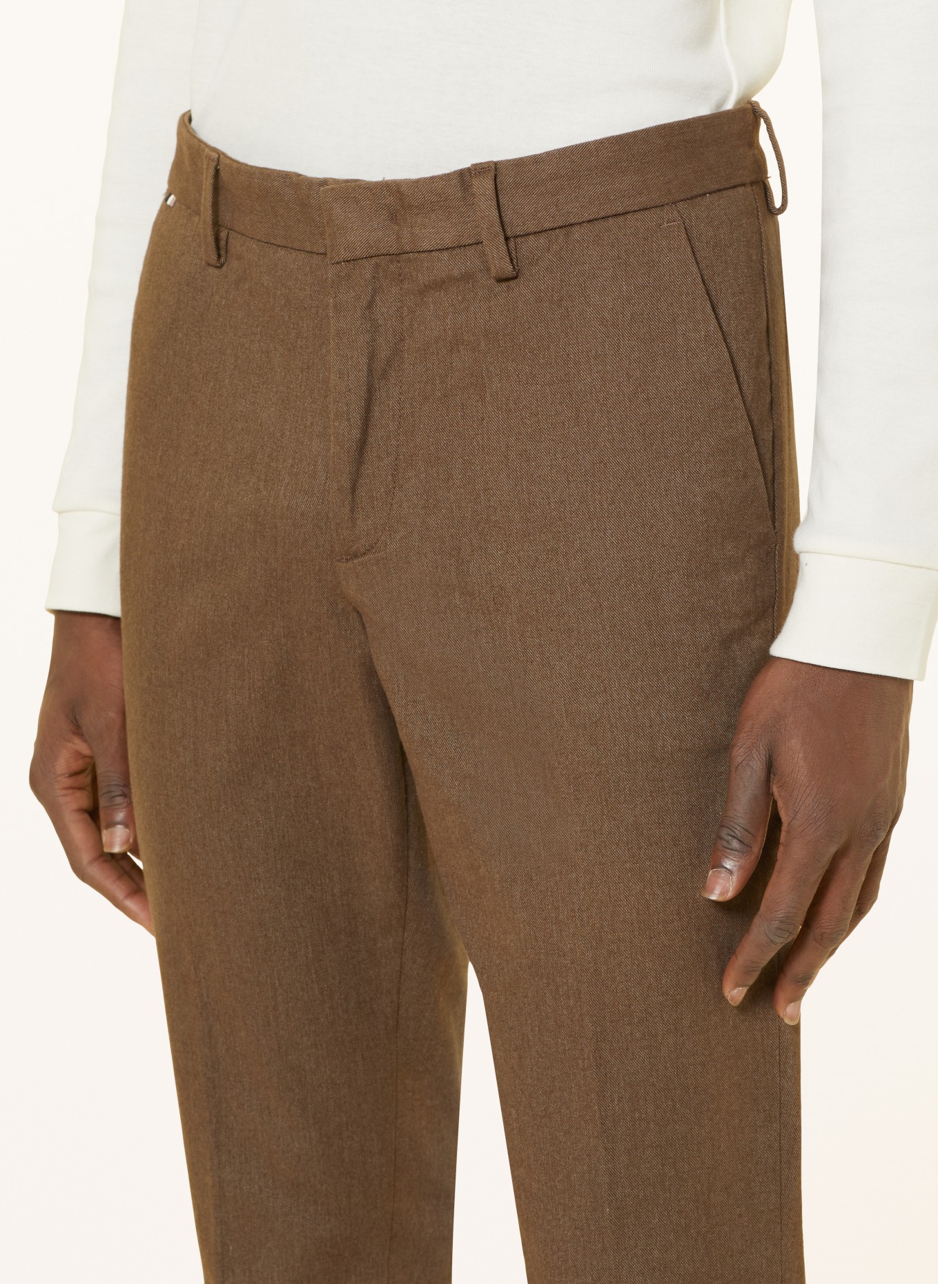BOSS Trousers KAITO slim fit, Color: KHAKI (Image 5)