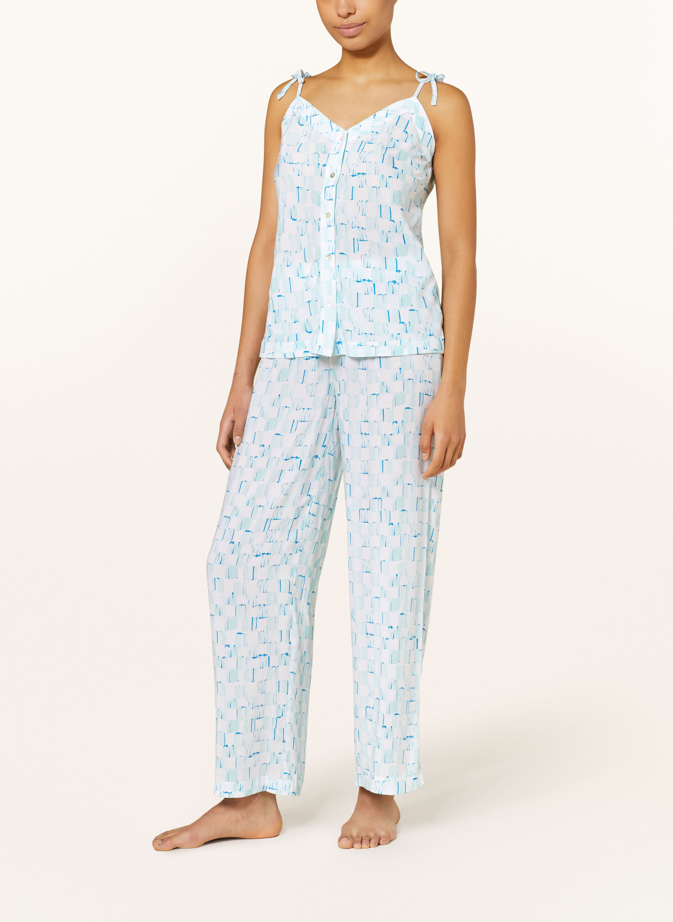 Passionata Pajama pants PENELOPE, Color: TURQUOISE/ BLUE (Image 2)
