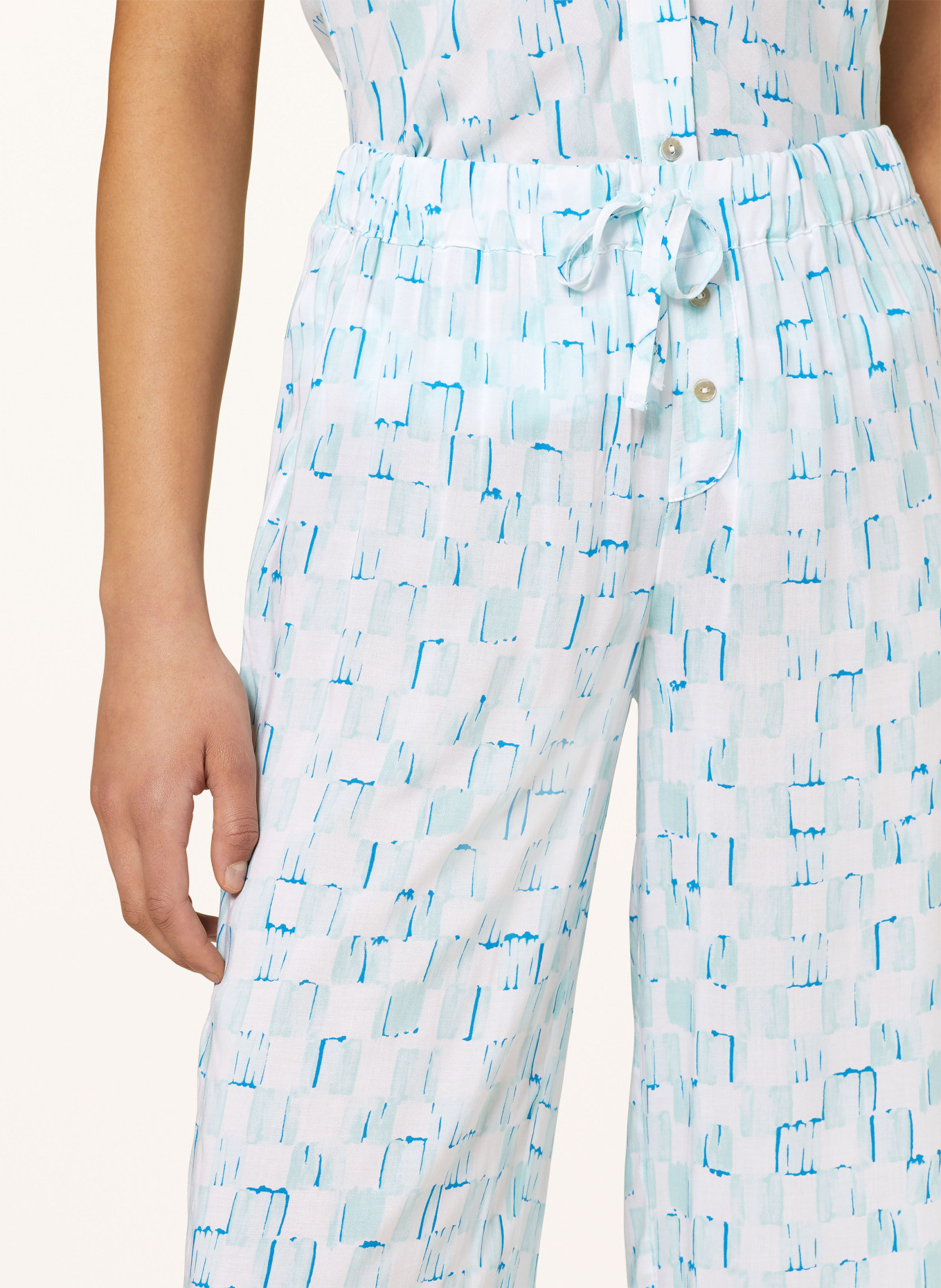 Passionata Pajama pants PENELOPE, Color: TURQUOISE/ BLUE (Image 5)