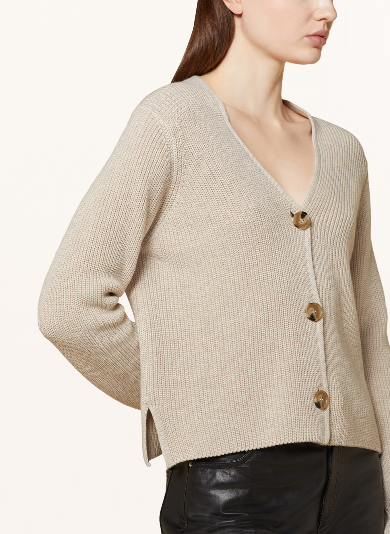 Marc O'Polo Cardigan, Color: LIGHT BROWN (Image 4)