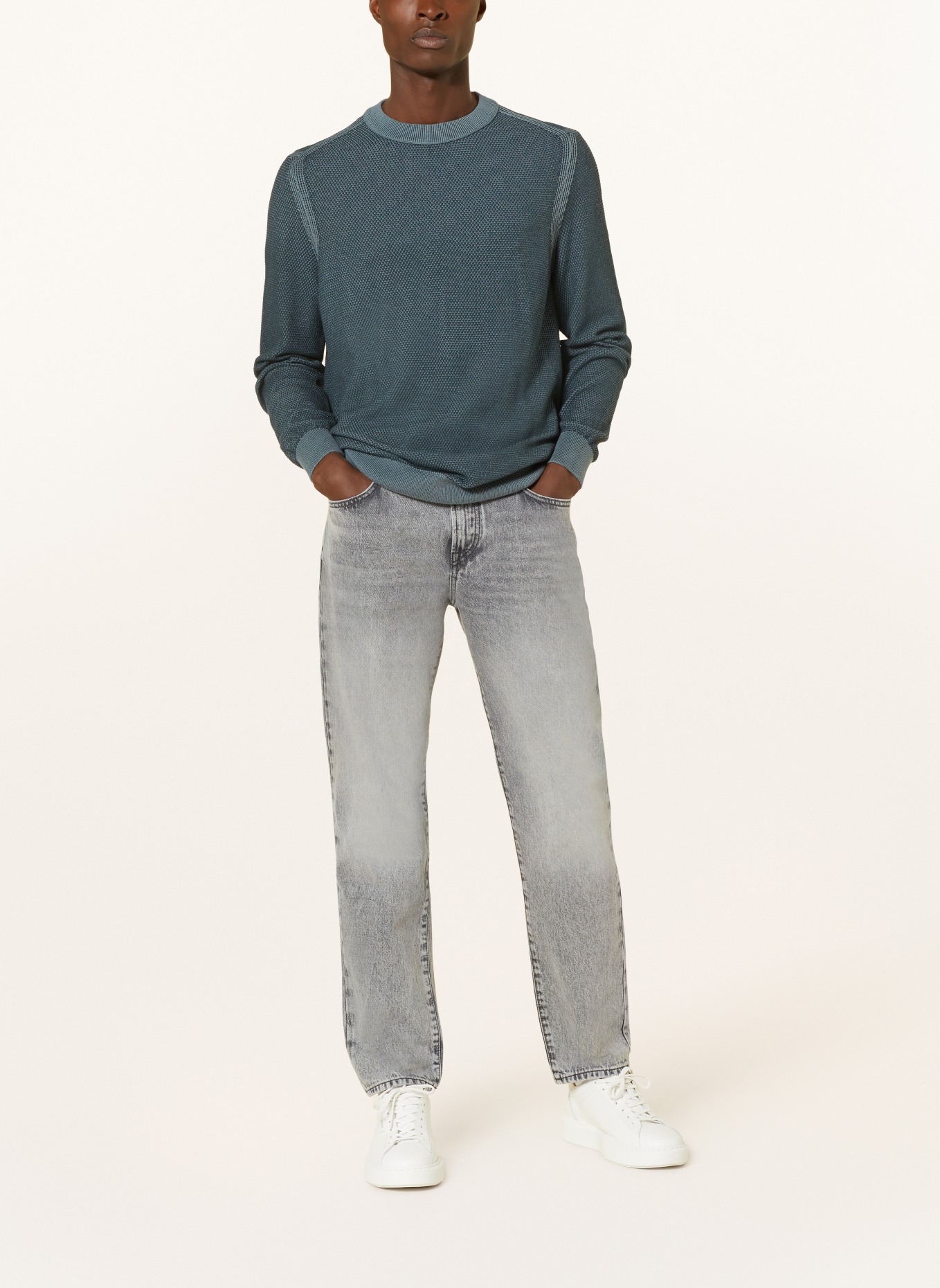 BOSS Sweater AQUILA, Color: TEAL (Image 2)