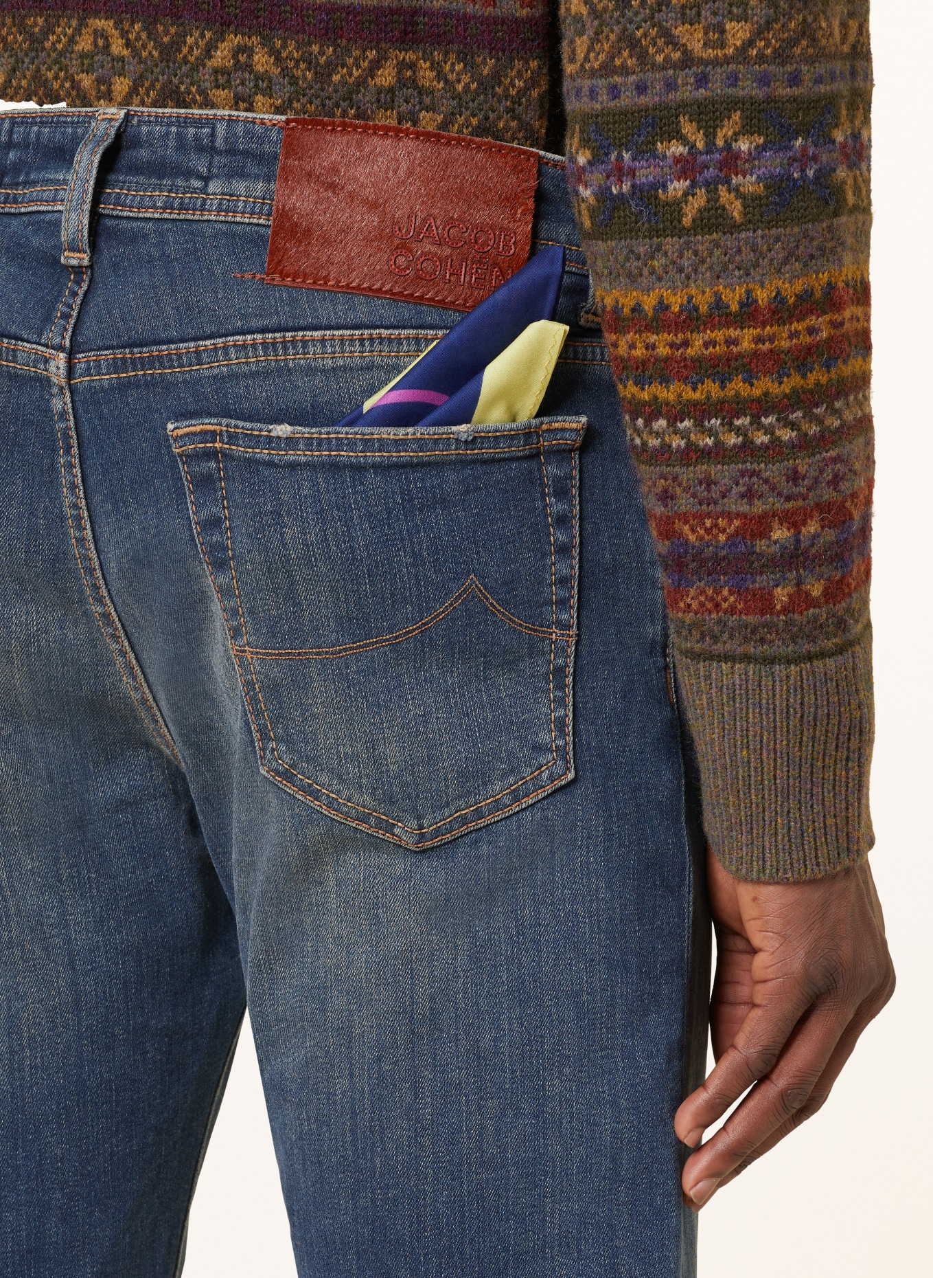 JACOB COHEN Jeans BARD Slim Fit, Farbe: 640D Mid Blue (Bild 6)