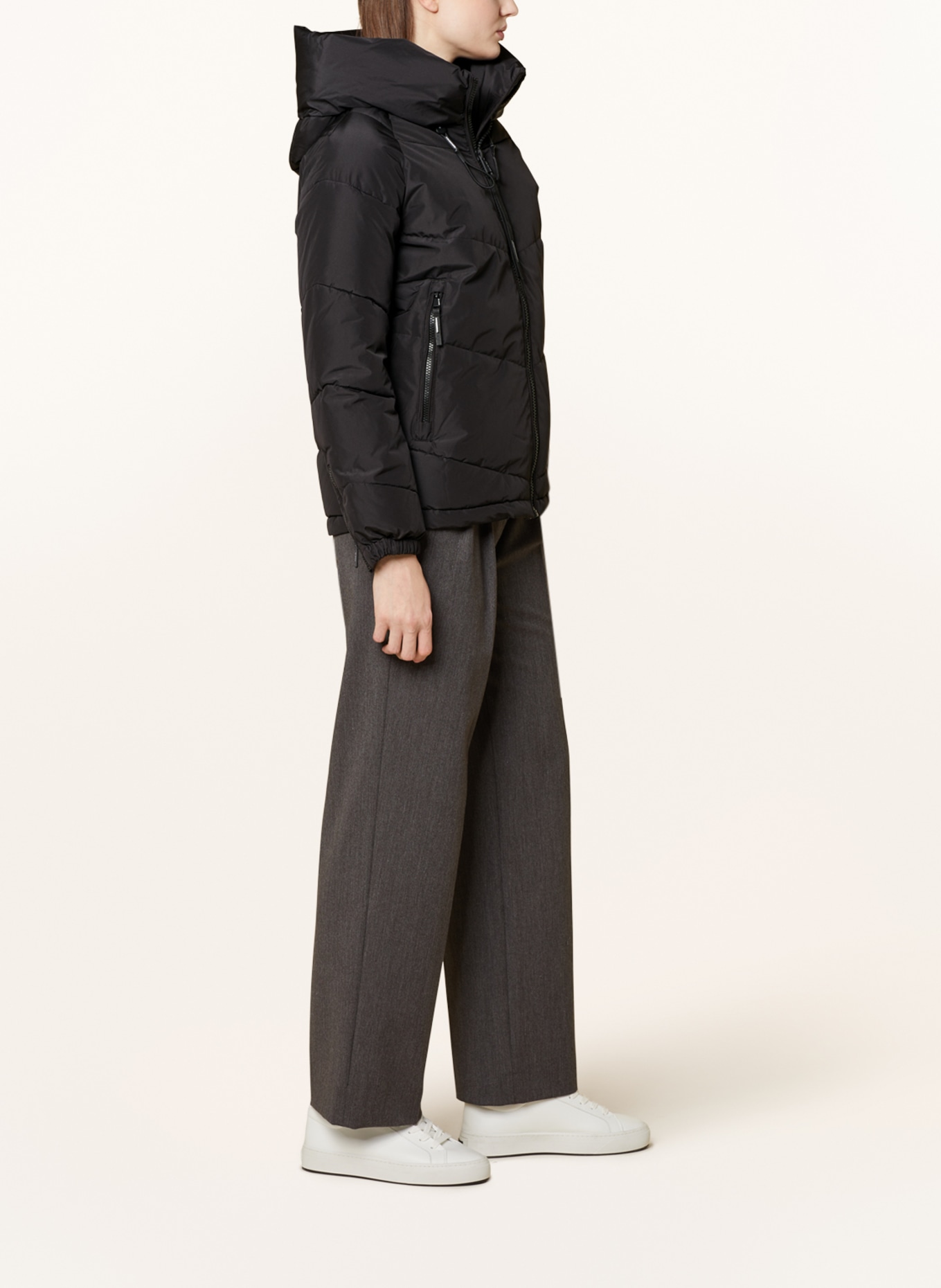 khujo Quilted jacket ESILA4, Color: BLACK (Image 4)