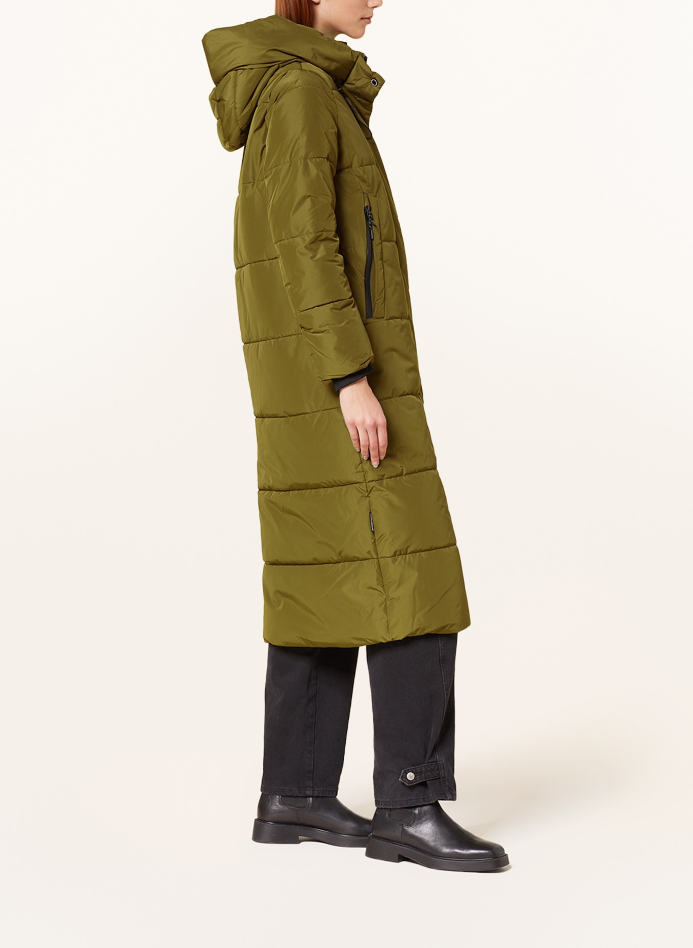 khujo Quilted coat SOULANI3, Color: OLIVE (Image 4)