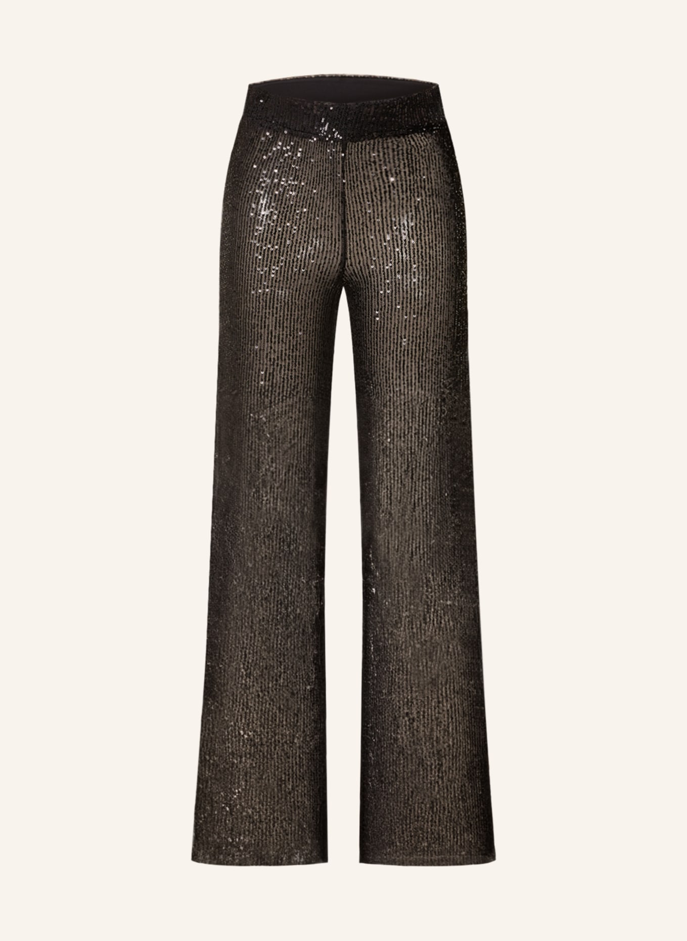 ONLY Trousers with sequins, Color: BLACK (Image 1)