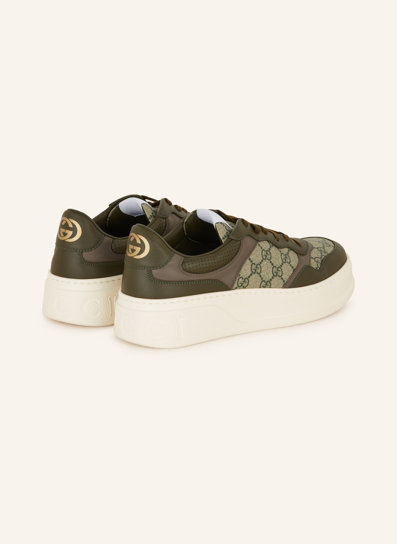 GUCCI Sneakers GG SUPREME, Color: 3350 OLIVE (Image 2)