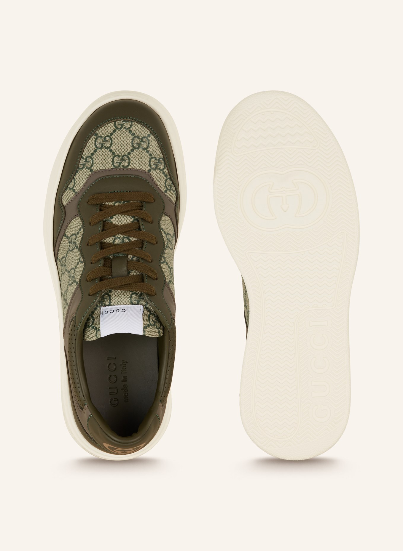GUCCI Sneakers GG SUPREME, Color: 3350 OLIVE (Image 5)