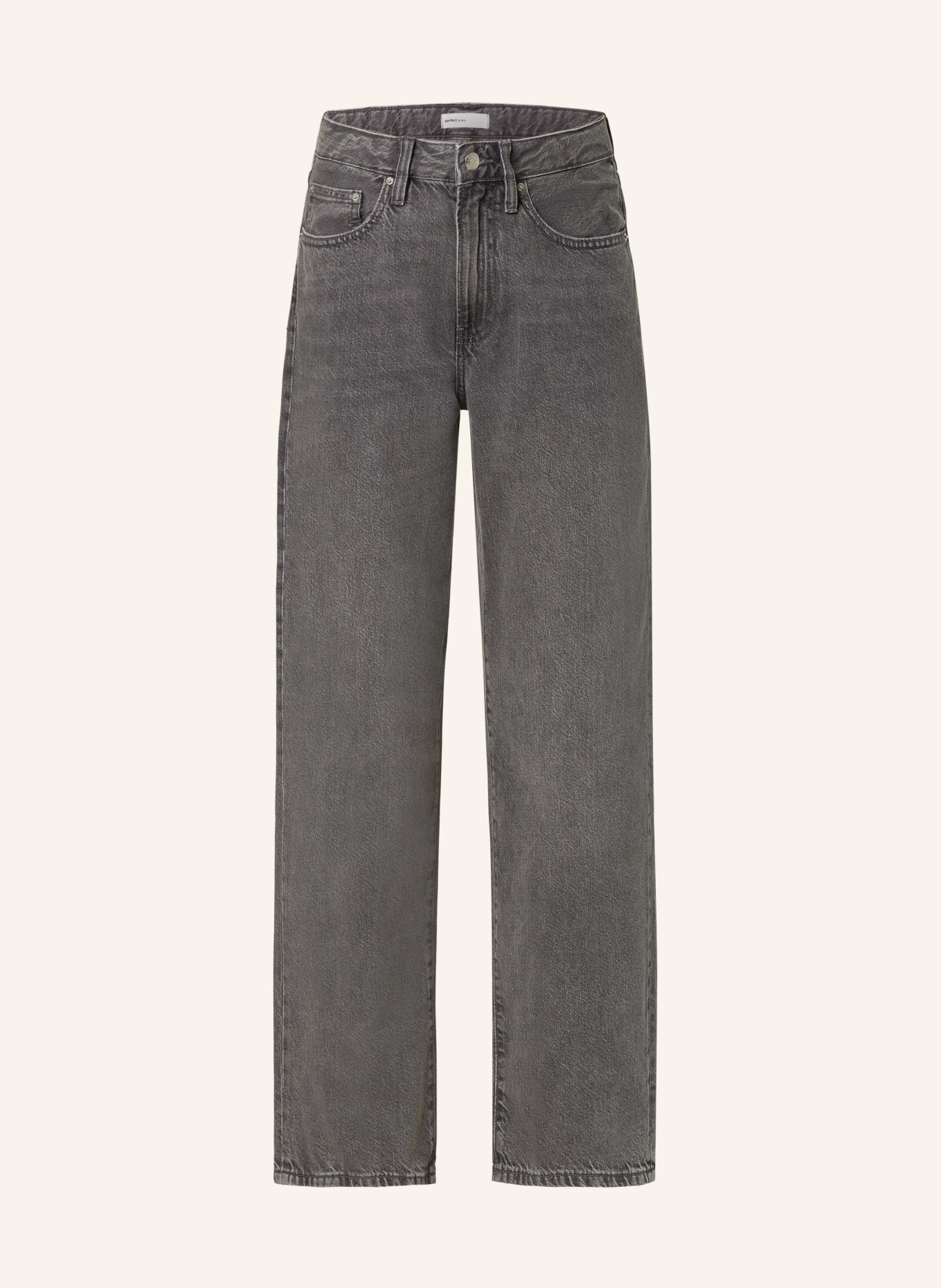 gina tricot Straight Jeans, Farbe: 8000 grey (Bild 1)
