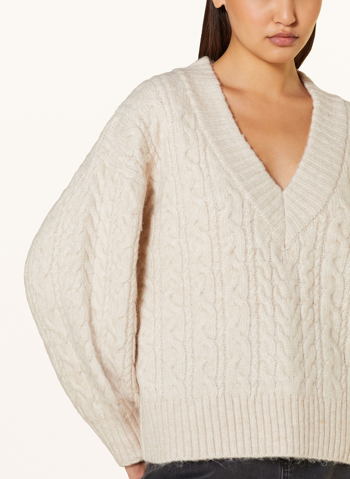 gina tricot Oversized svetr, Barva: BÉŽOVÁ (Obrázek 4)