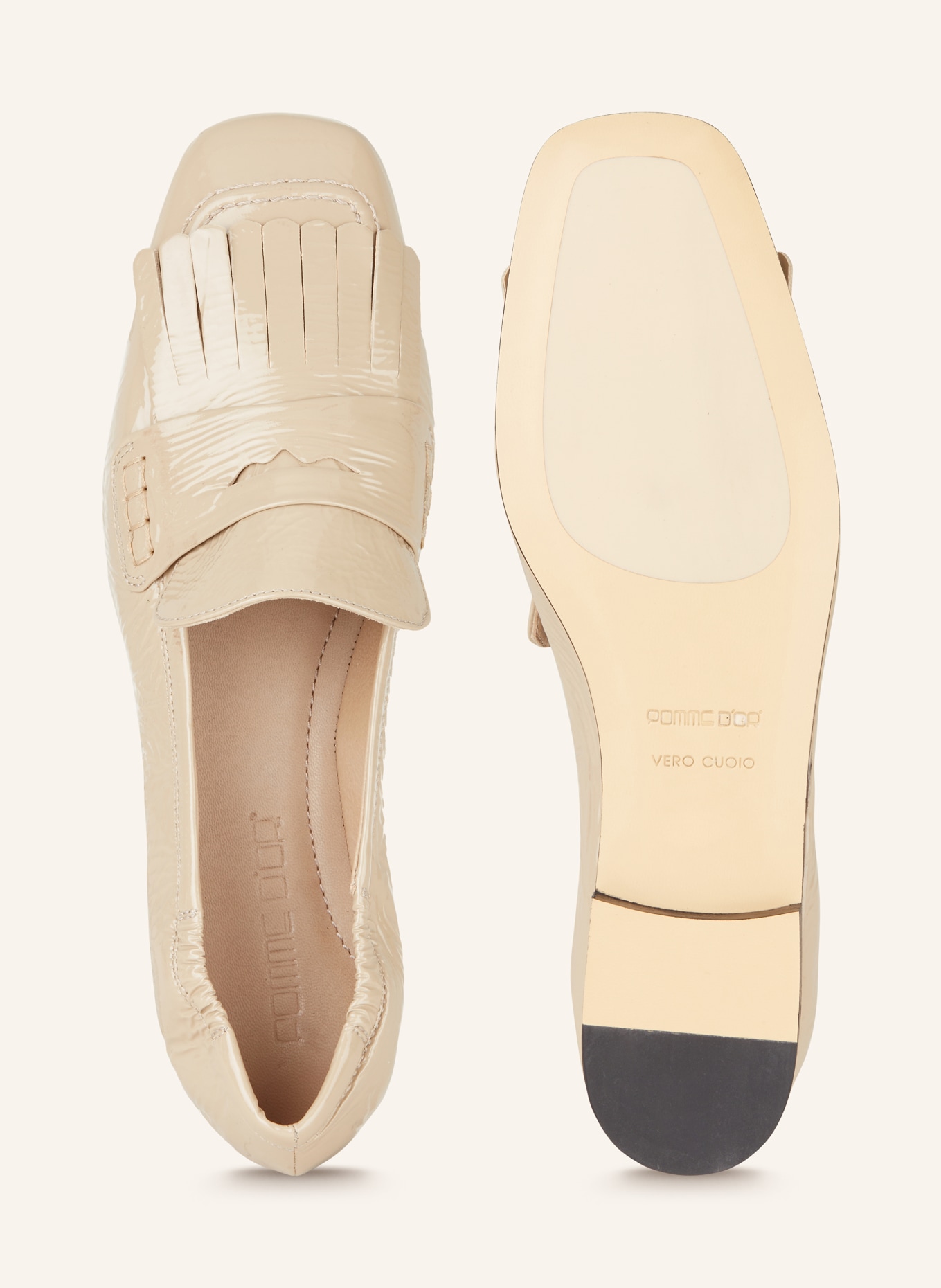POMME D'OR Penny-Loafer ANGIE, Farbe: BEIGE (Bild 5)