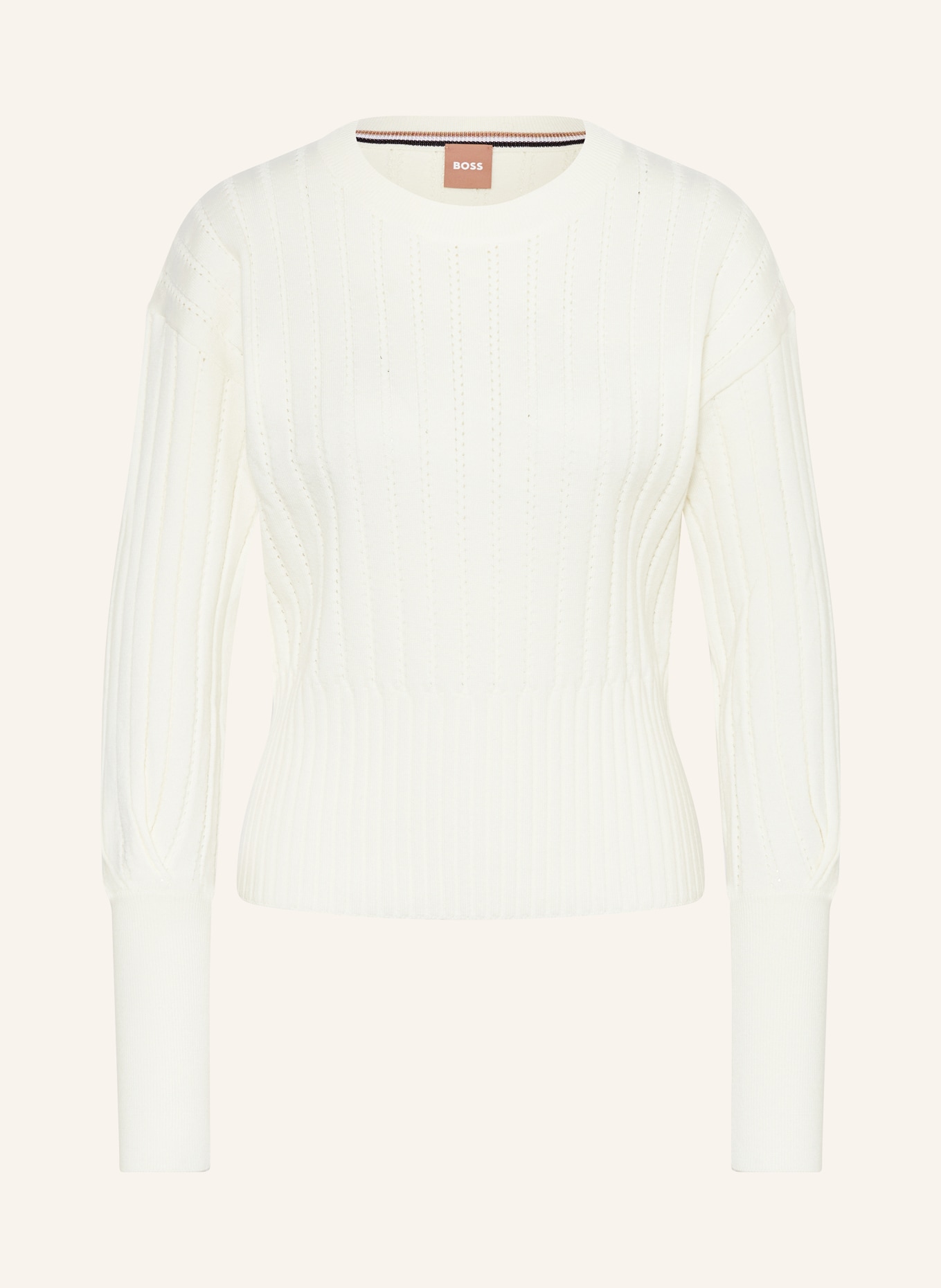 BOSS Sweater FEMPALI, Color: ECRU (Image 1)
