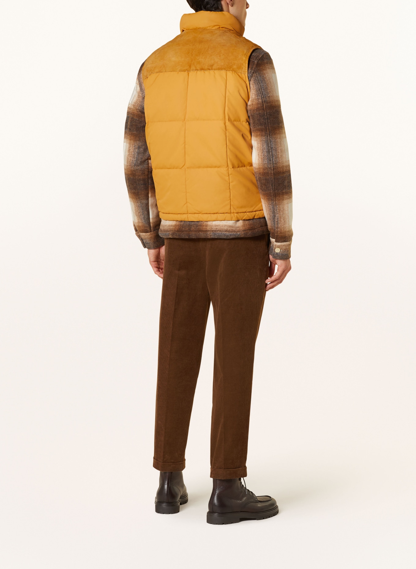 RRL Quilted vest, Color: DARK YELLOW (Image 3)