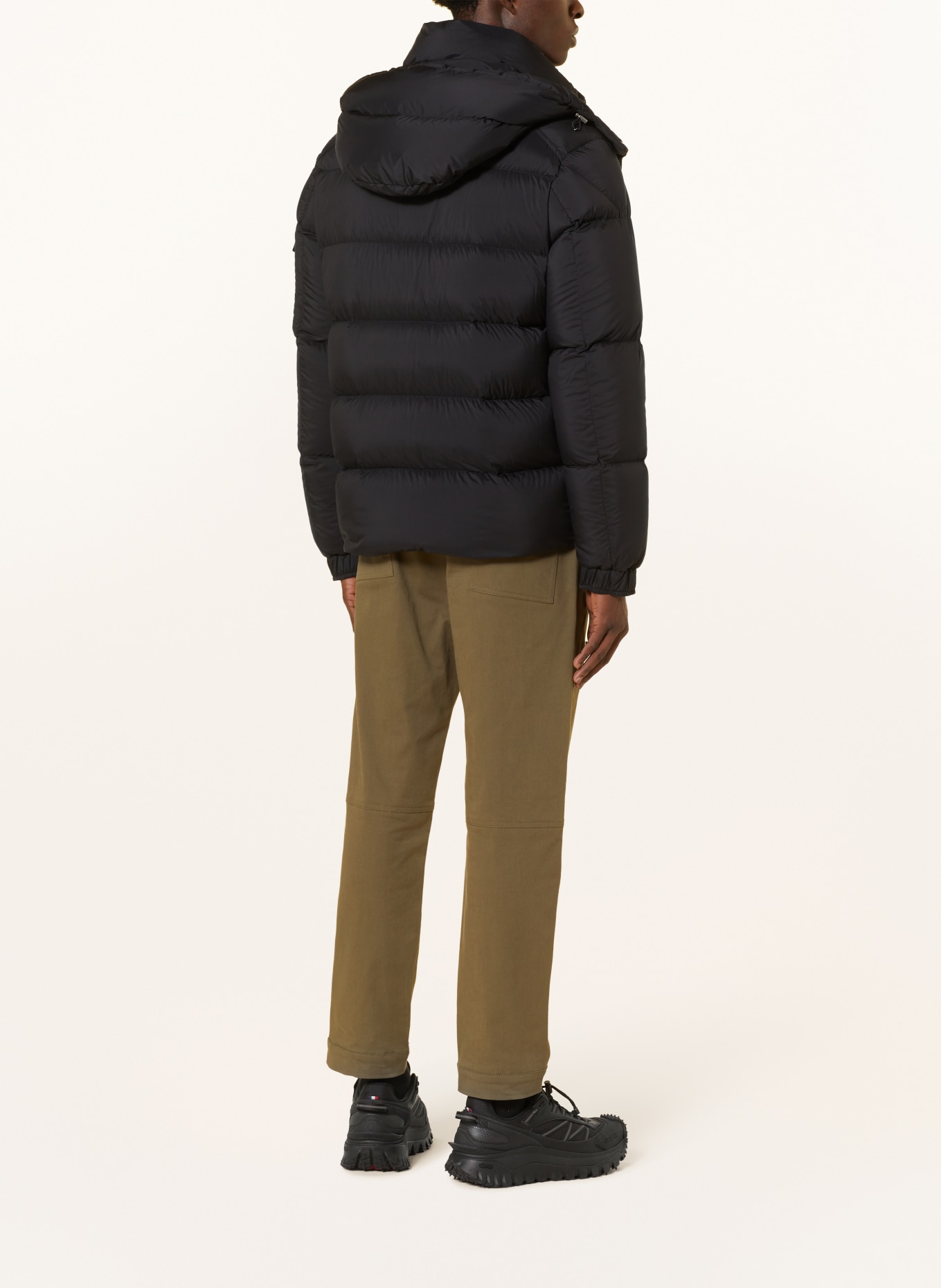 MONCLER Down jacket VEZERE with removable hood, Color: BLACK (Image 3)