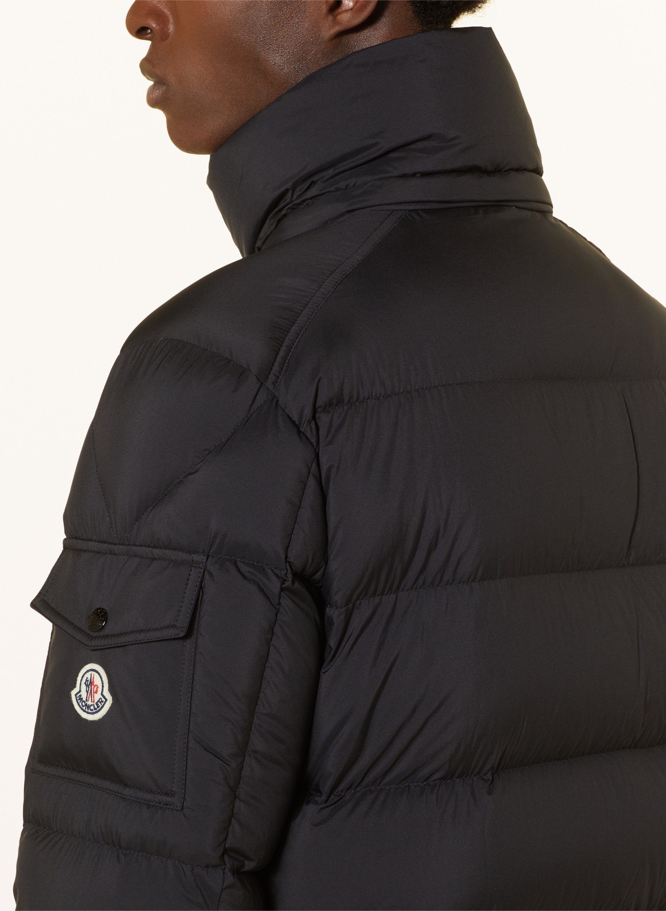 MONCLER Down jacket VEZERE with removable hood, Color: BLACK (Image 6)