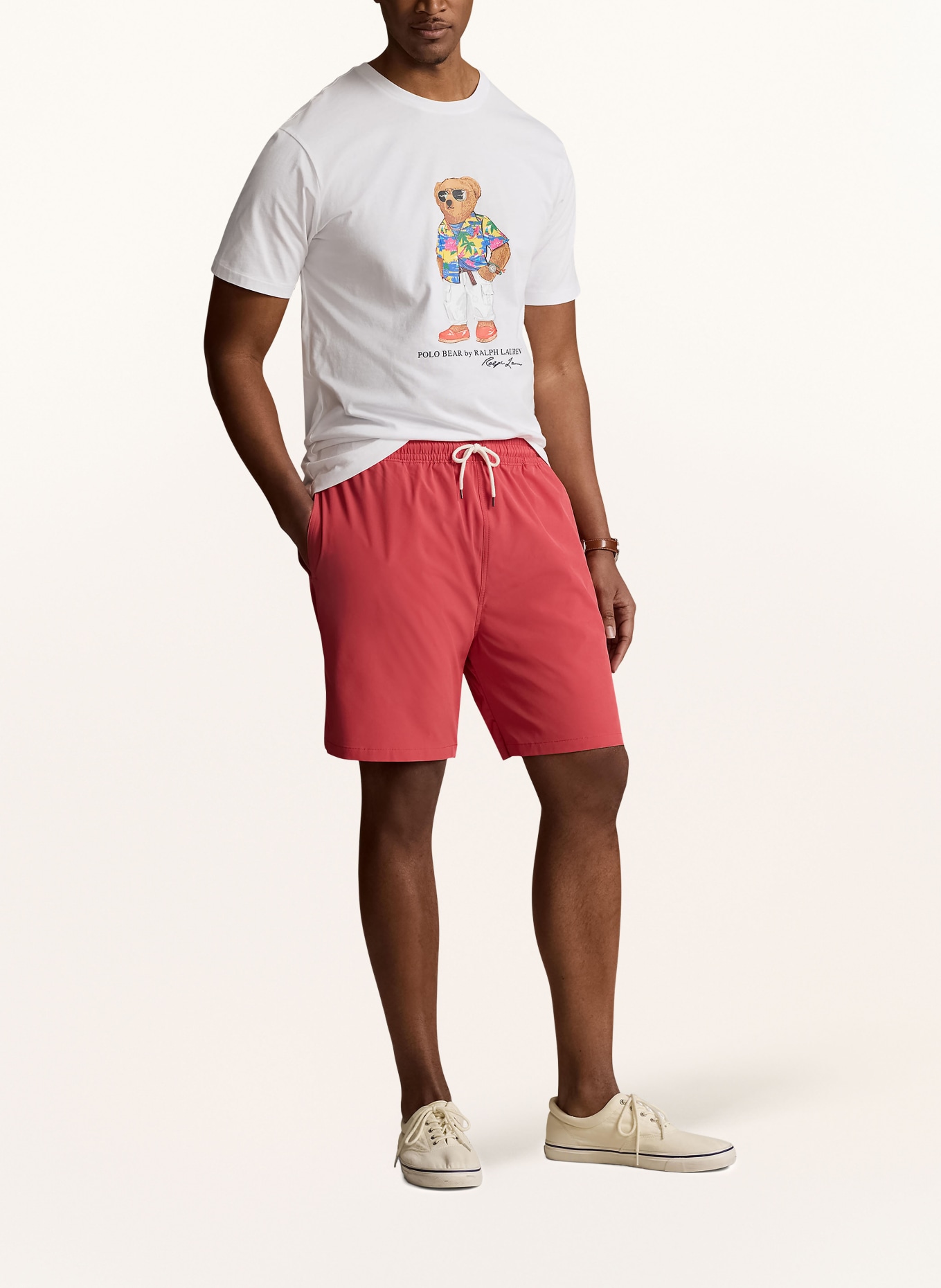 POLO RALPH LAUREN Big & Tall T-Shirt, Farbe: WEISS (Bild 2)