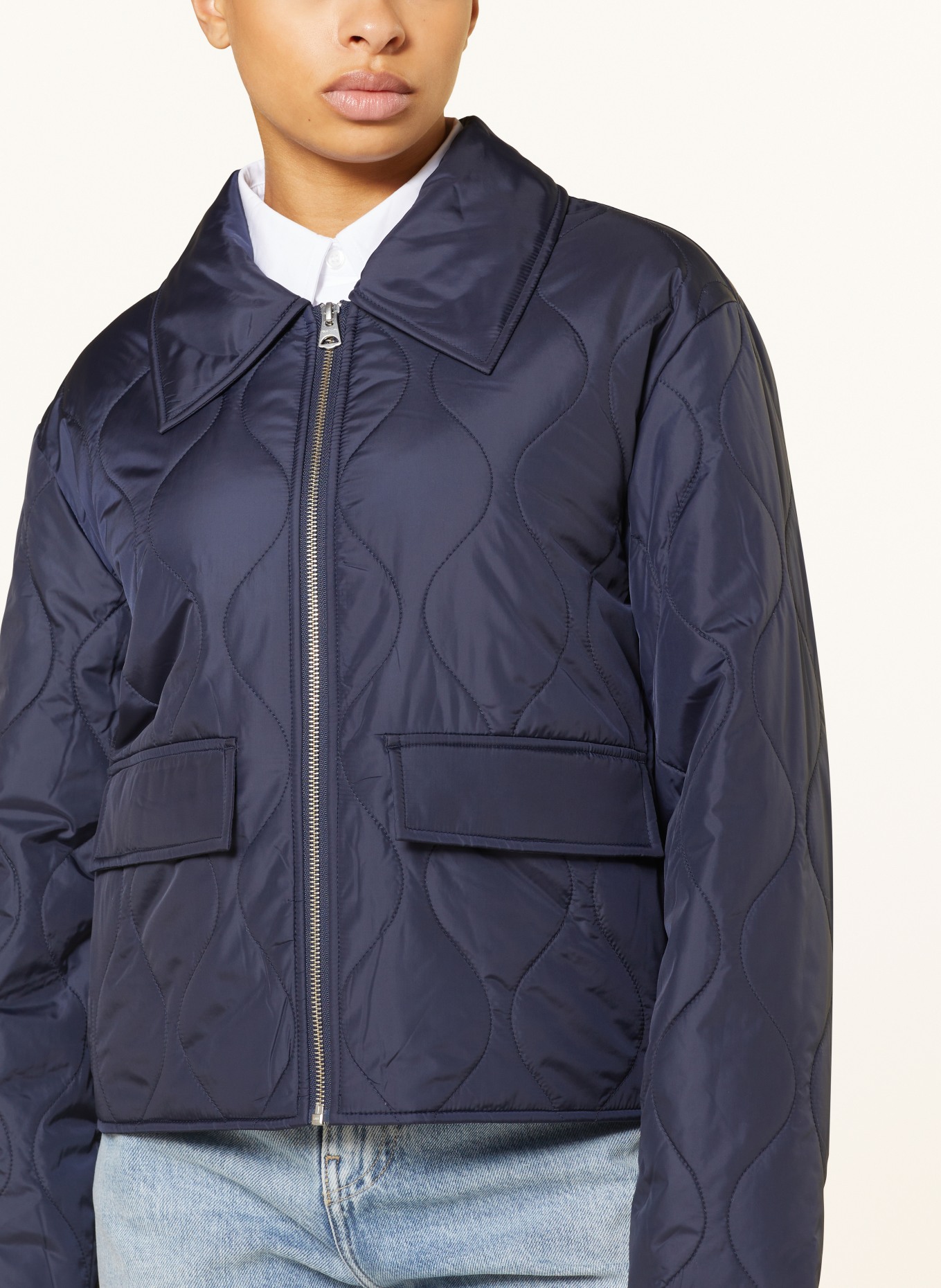 GANT Quilted jacket, Color: DARK BLUE (Image 4)