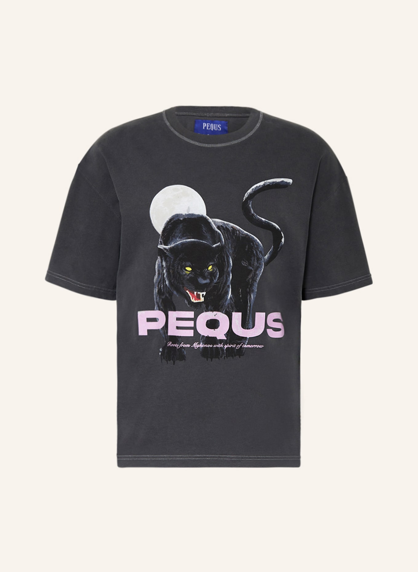 PEQUS T-Shirt, Farbe: SCHWARZ/ GRAU (Bild 1)