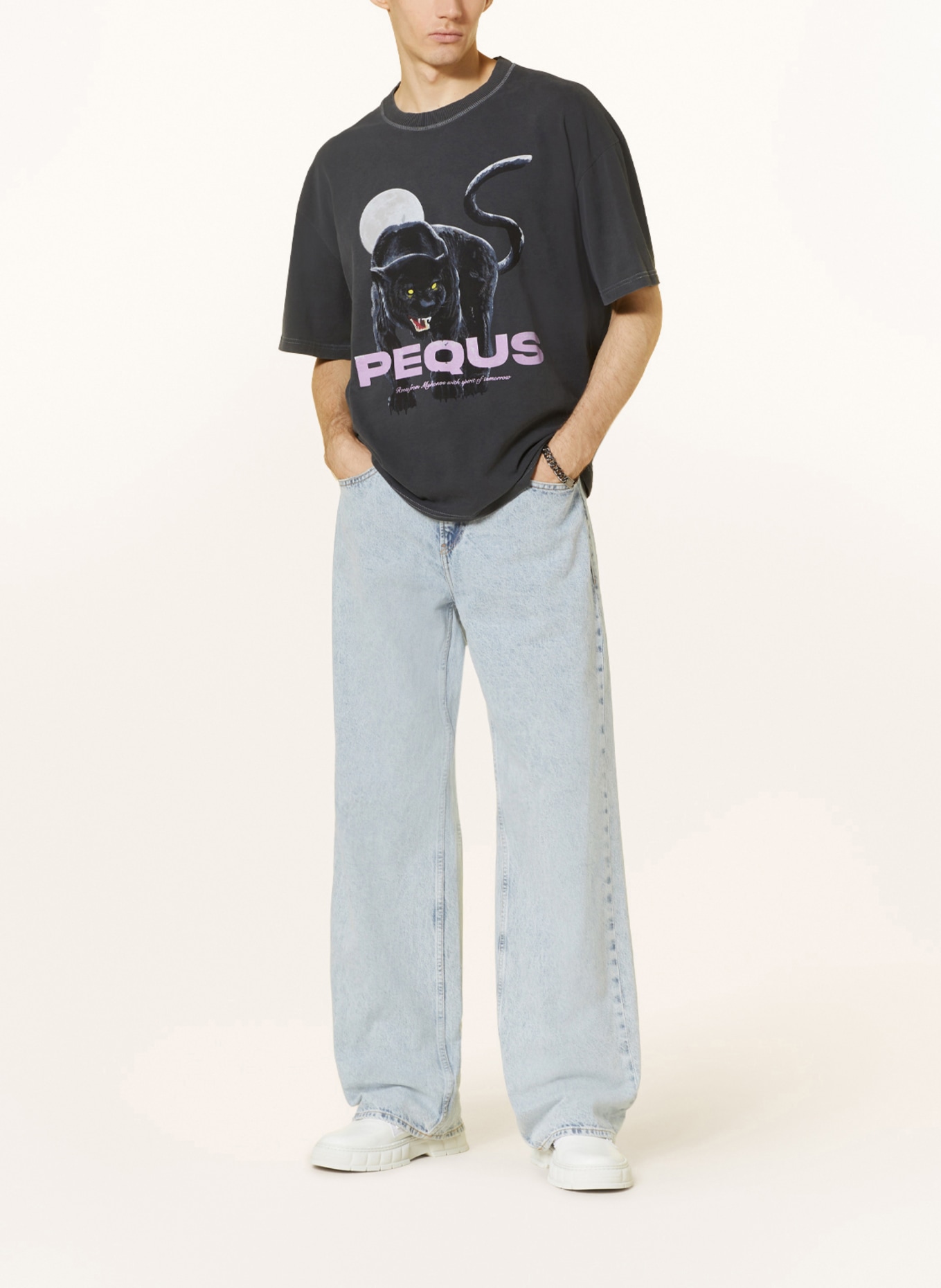 PEQUS T-Shirt, Farbe: SCHWARZ/ GRAU (Bild 2)