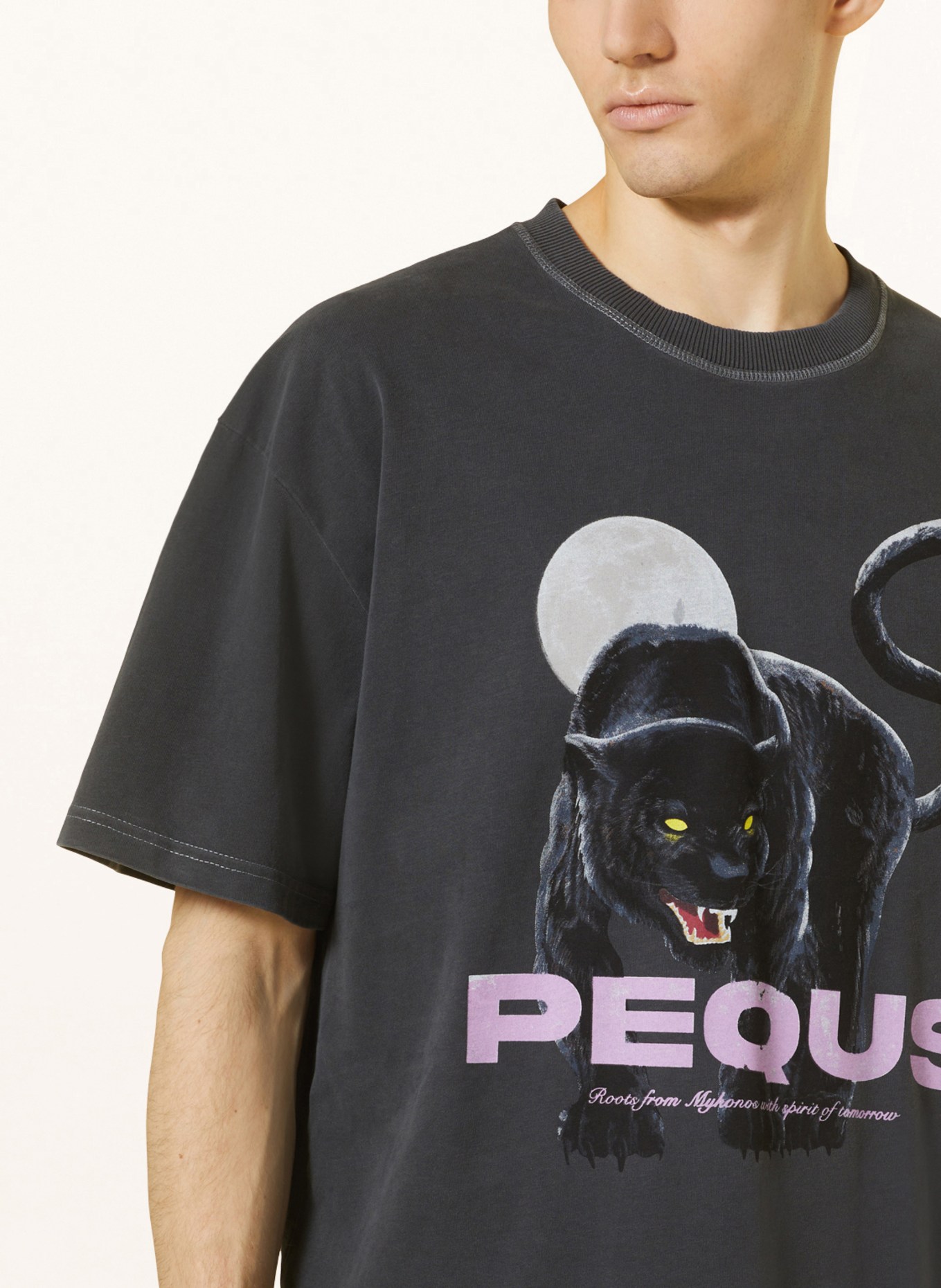 PEQUS T-Shirt, Farbe: SCHWARZ/ GRAU (Bild 4)