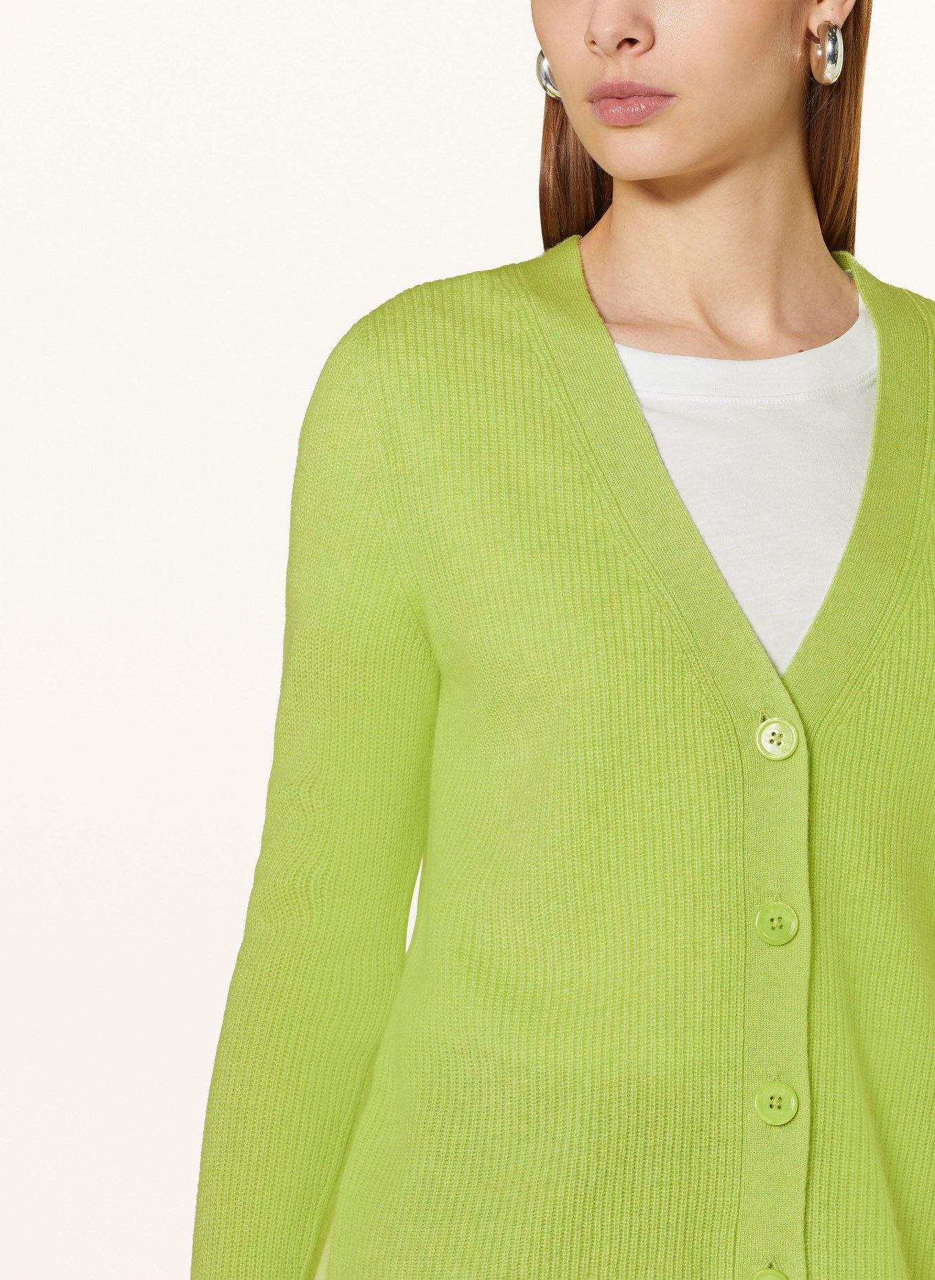 darling harbour Cashmere cardigan, Color: PISTAZIE (Image 4)