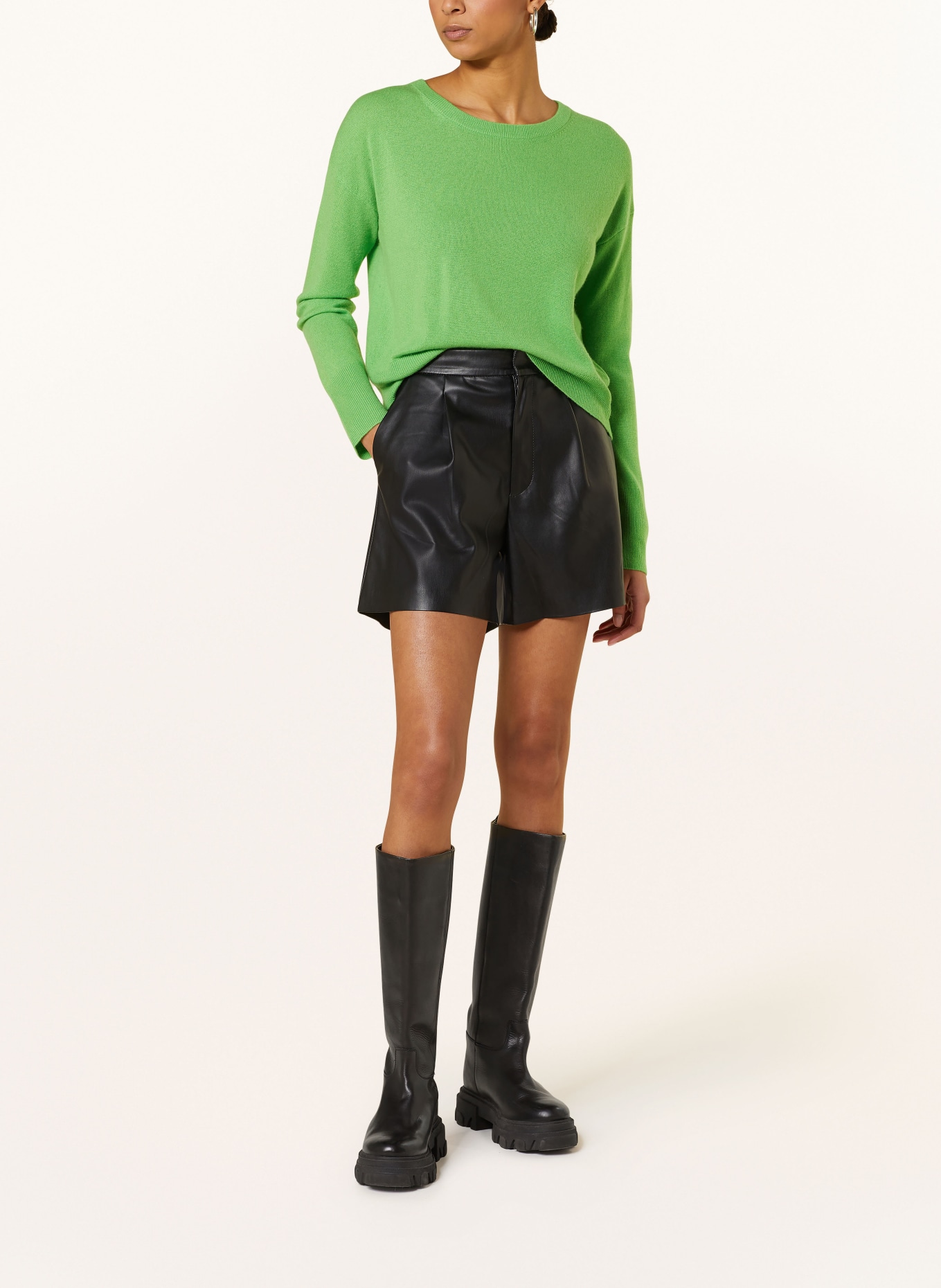 darling harbour Cashmere sweater, Color: apfelgrün (Image 2)