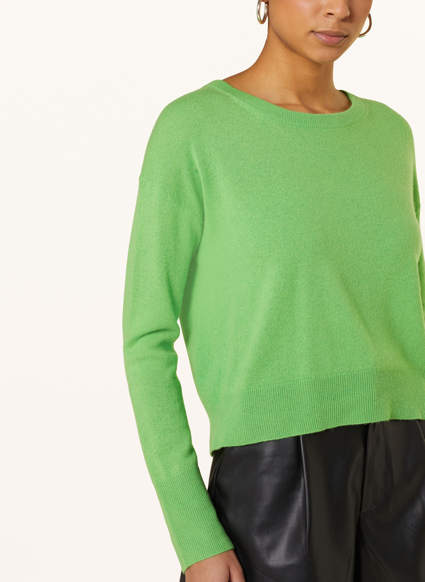 darling harbour Cashmere sweater, Color: apfelgrün (Image 4)