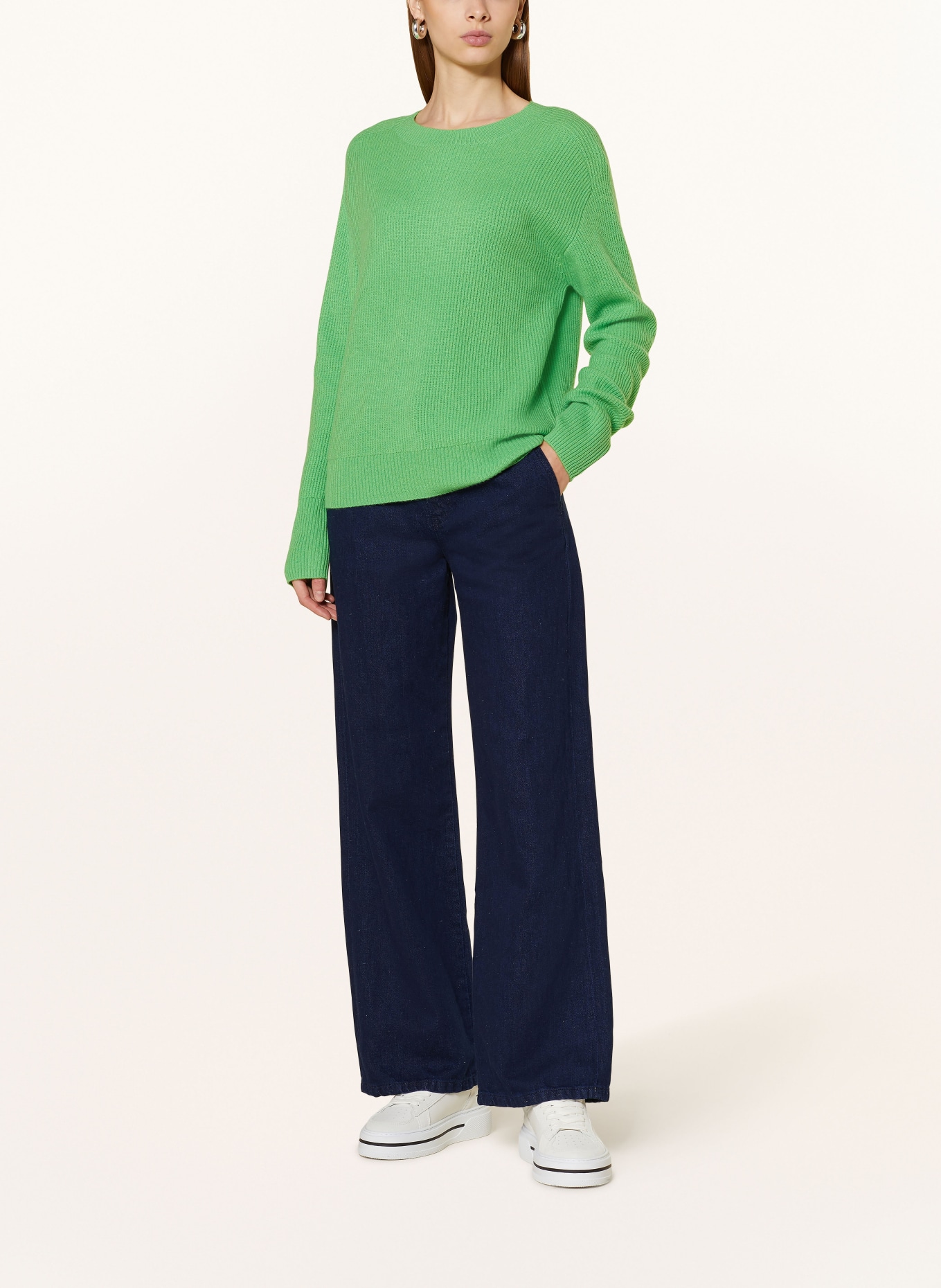 darling harbour Cashmere sweater, Color: apfelgrün (Image 2)