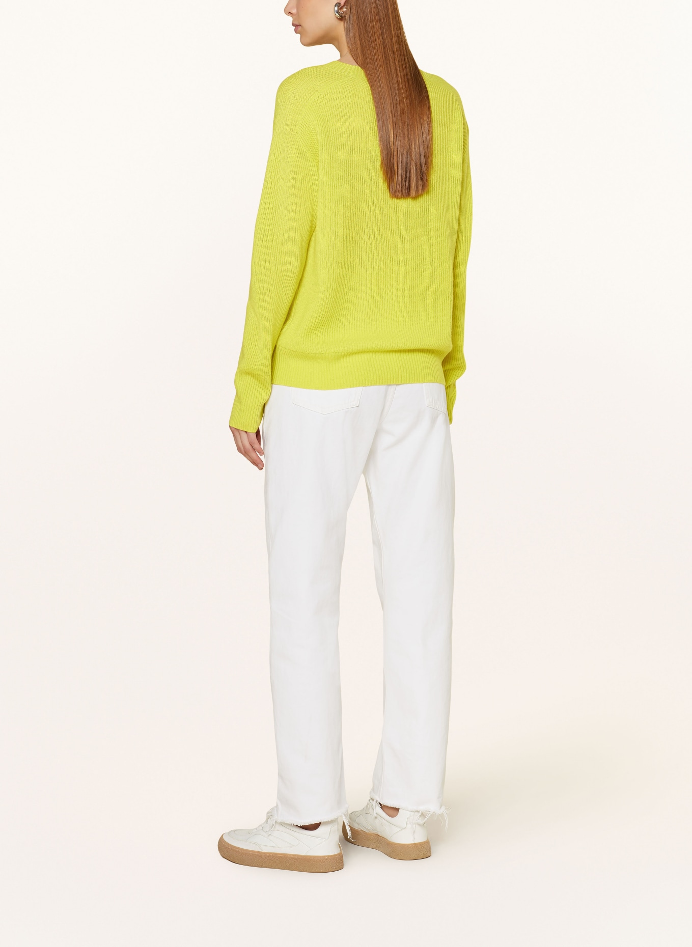 darling harbour Cashmere sweater, Color: YELLOW (Image 3)