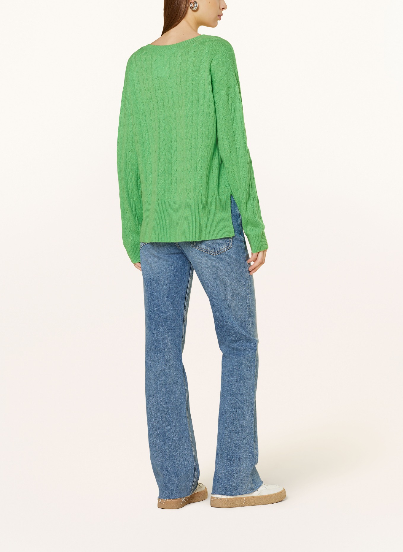 darling harbour Cashmere sweater, Color: apfelgrün (Image 3)
