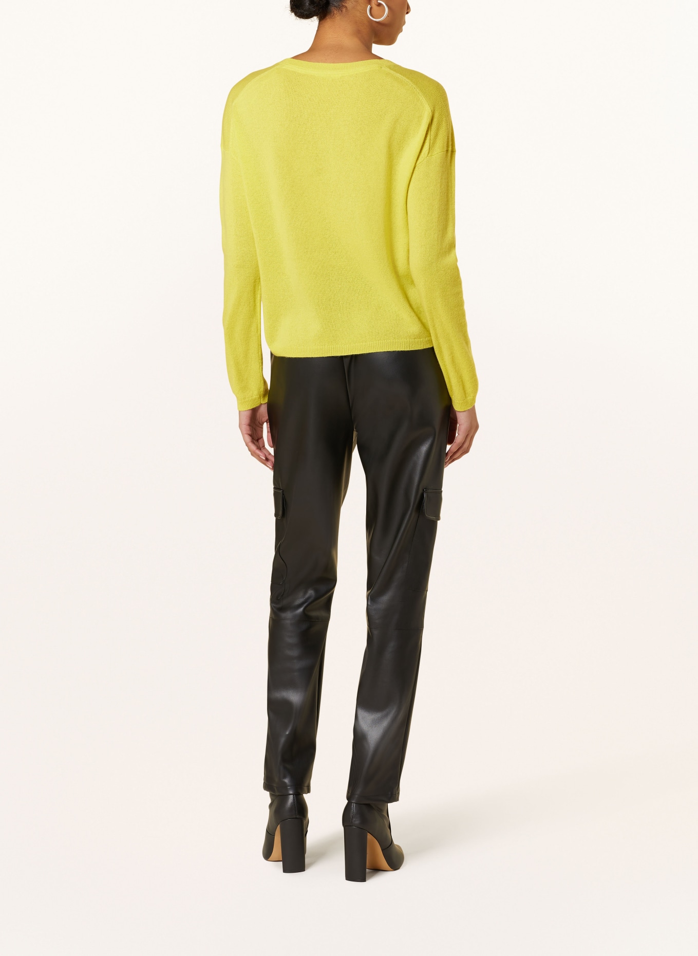 darling harbour Cashmere cardigan: YELLOW