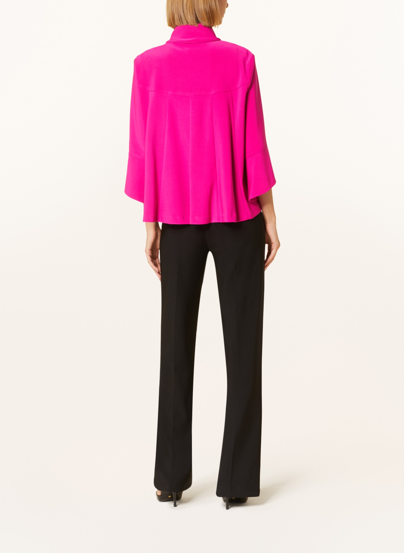 Joseph Ribkoff Jacket with 3/4 sleeve, Color: PINK (Image 3)