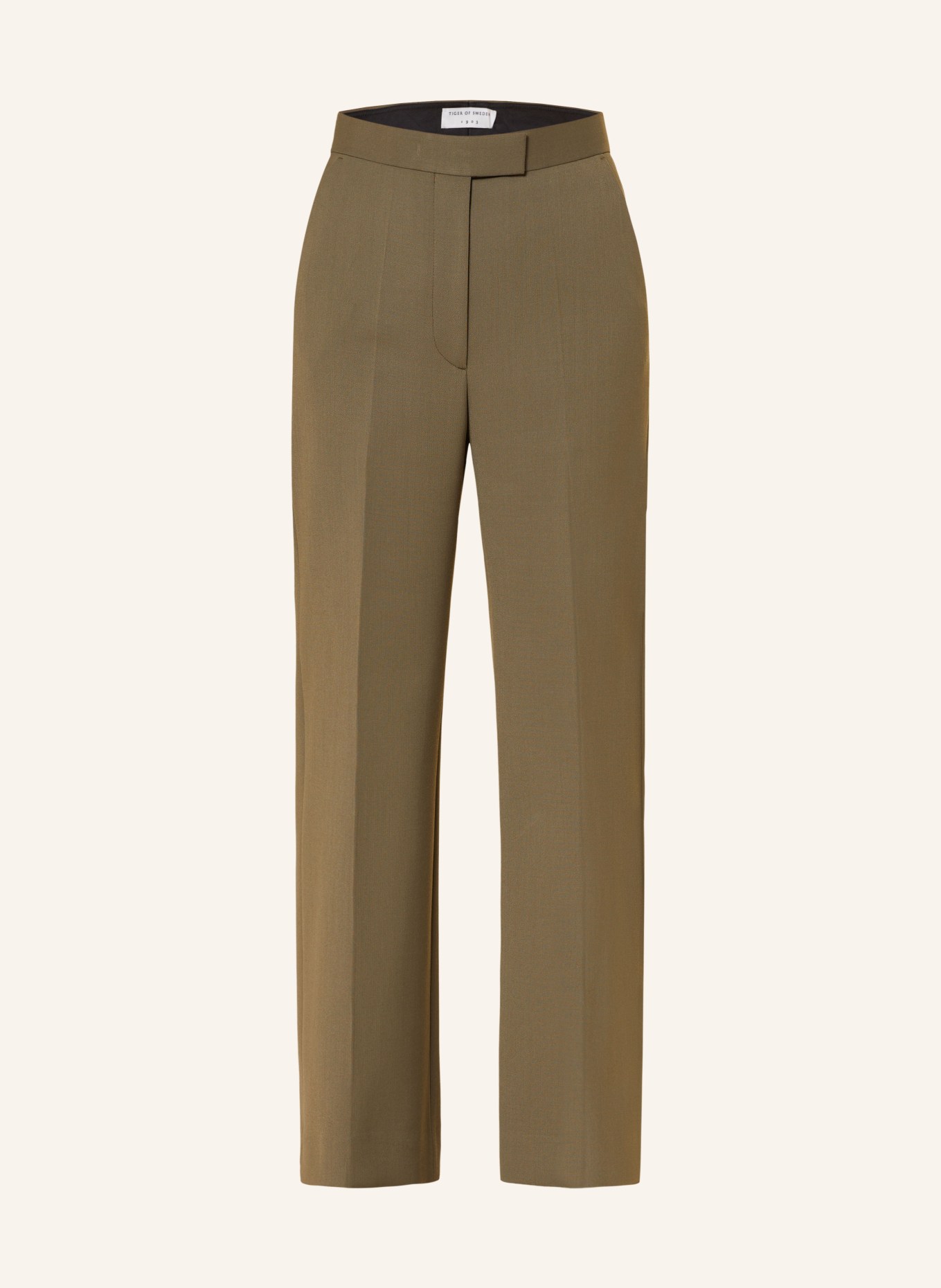 TIGER OF SWEDEN Wide leg trousers IRIT, Color: KHAKI (Image 1)