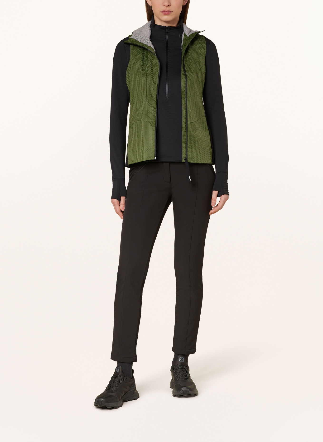 LaMunt Performance vest ALESSIA POLARTEC® ALPHA®, Color: DARK GREEN/ BLACK (Image 2)