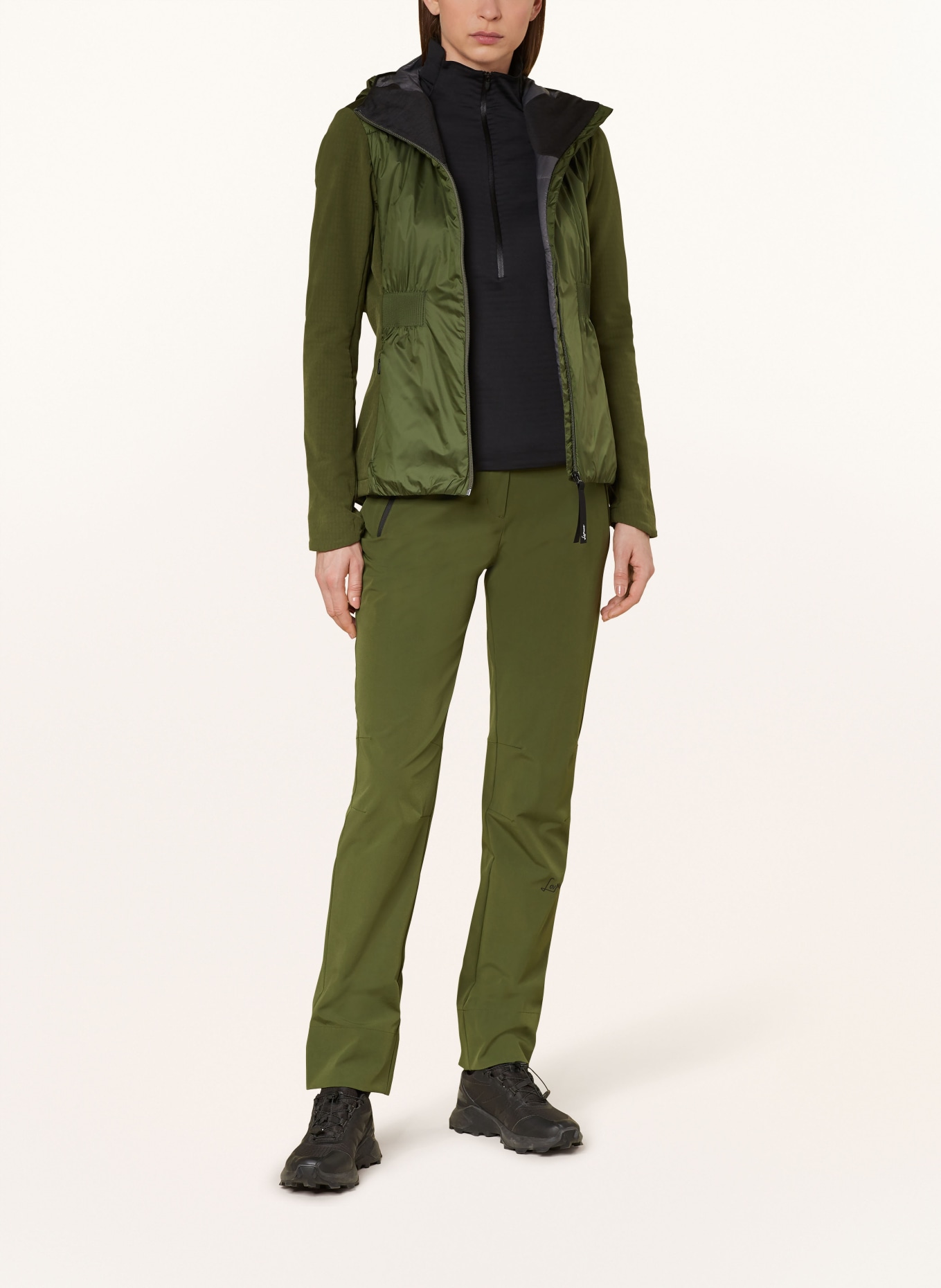 LaMunt Hybrid jacket ALBERTA REMOCA PAD®, Color: DARK GREEN (Image 2)
