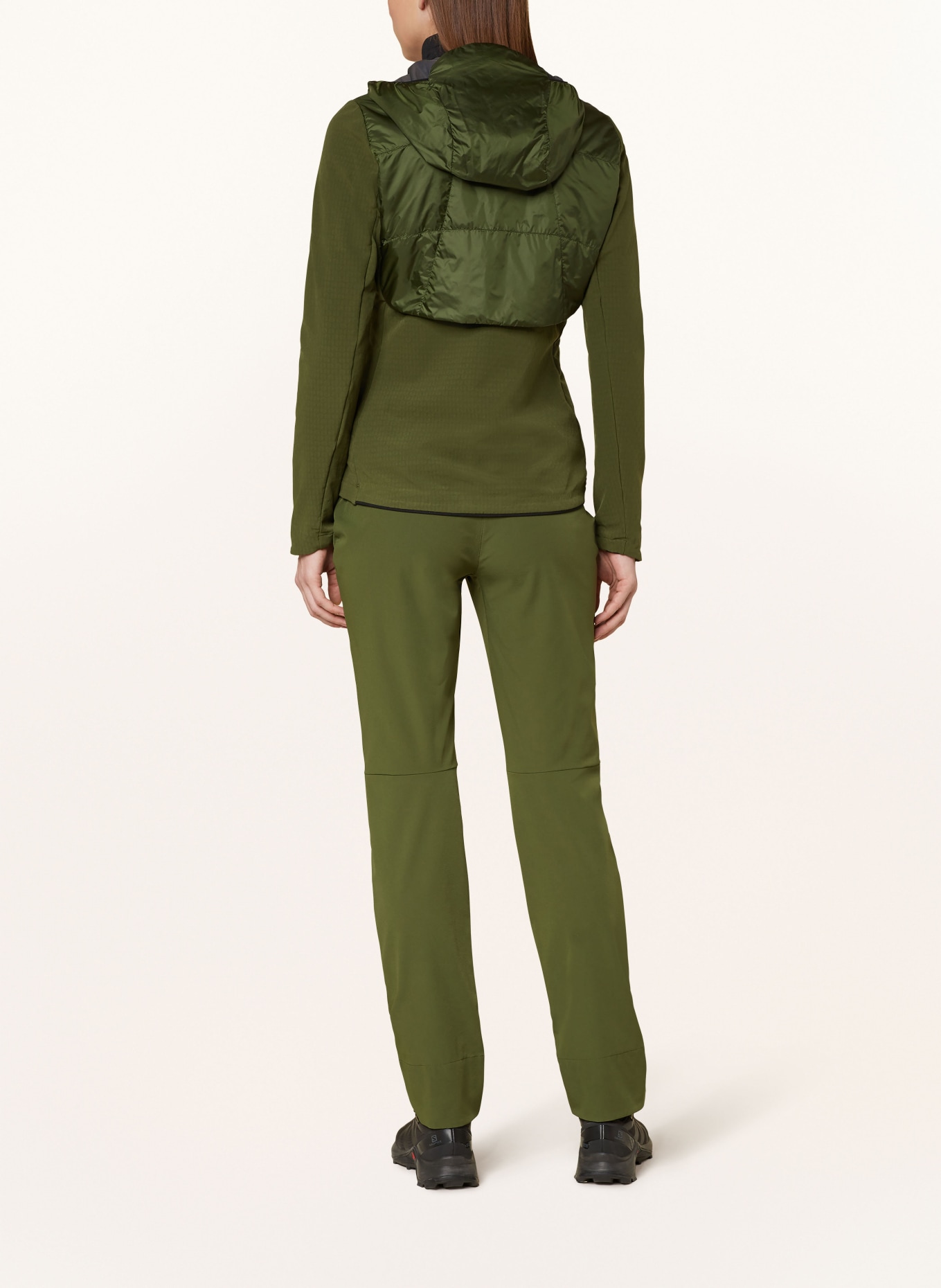 LaMunt Hybrid jacket ALBERTA REMOCA PAD®, Color: DARK GREEN (Image 3)