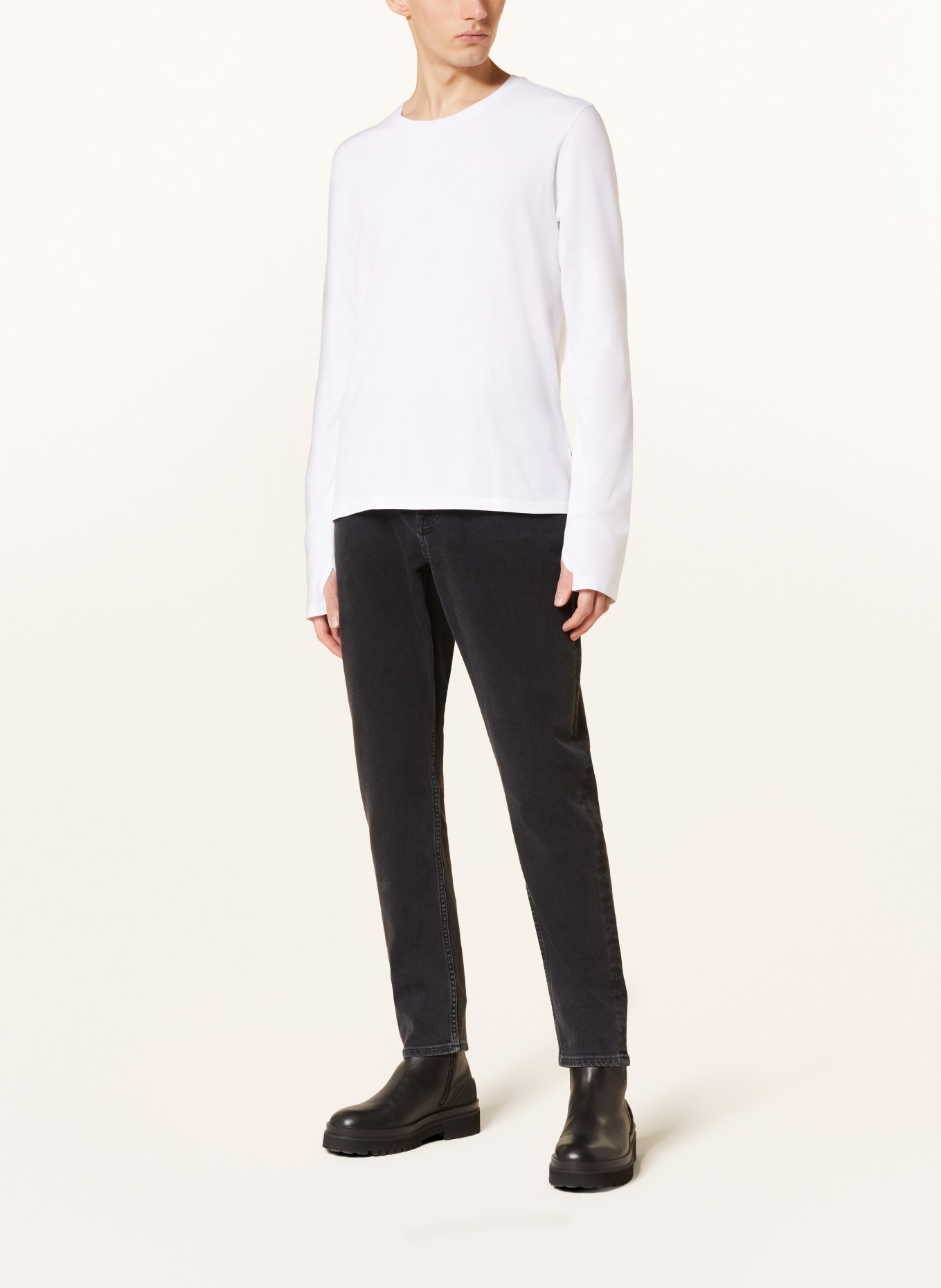 ARMEDANGELS Long sleeve shirt AALBIE, Color: WHITE (Image 2)