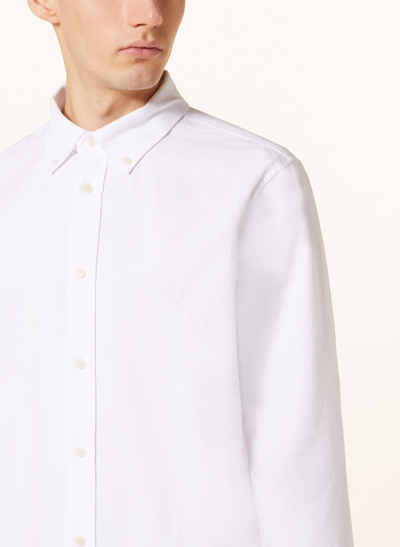 ARMEDANGELS Shirt LAAROX slim fit, Color: WHITE (Image 4)