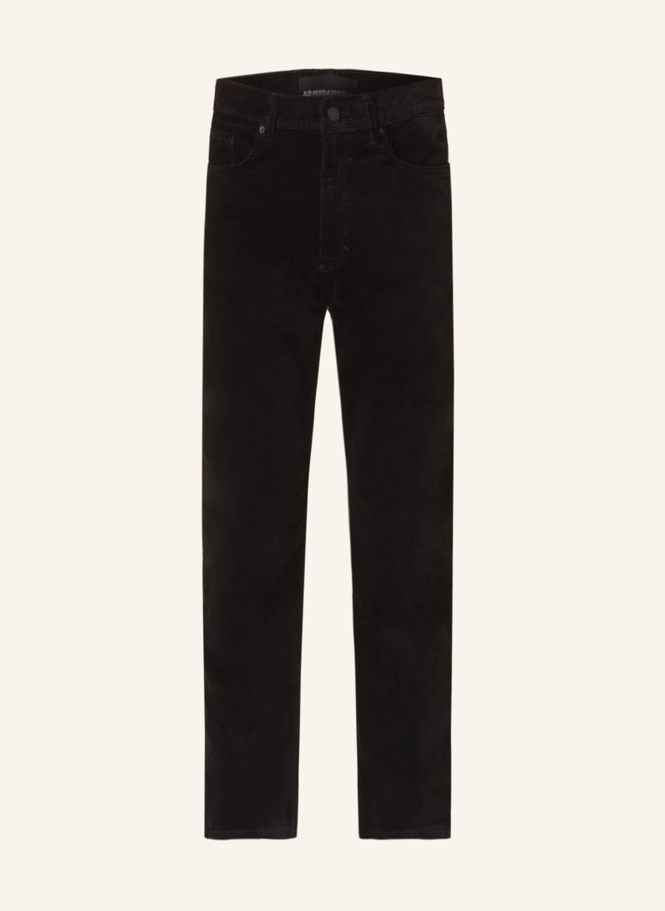 ARMEDANGELS Corduroy trousers MAAKX slim fit, Color: BLACK (Image 1)