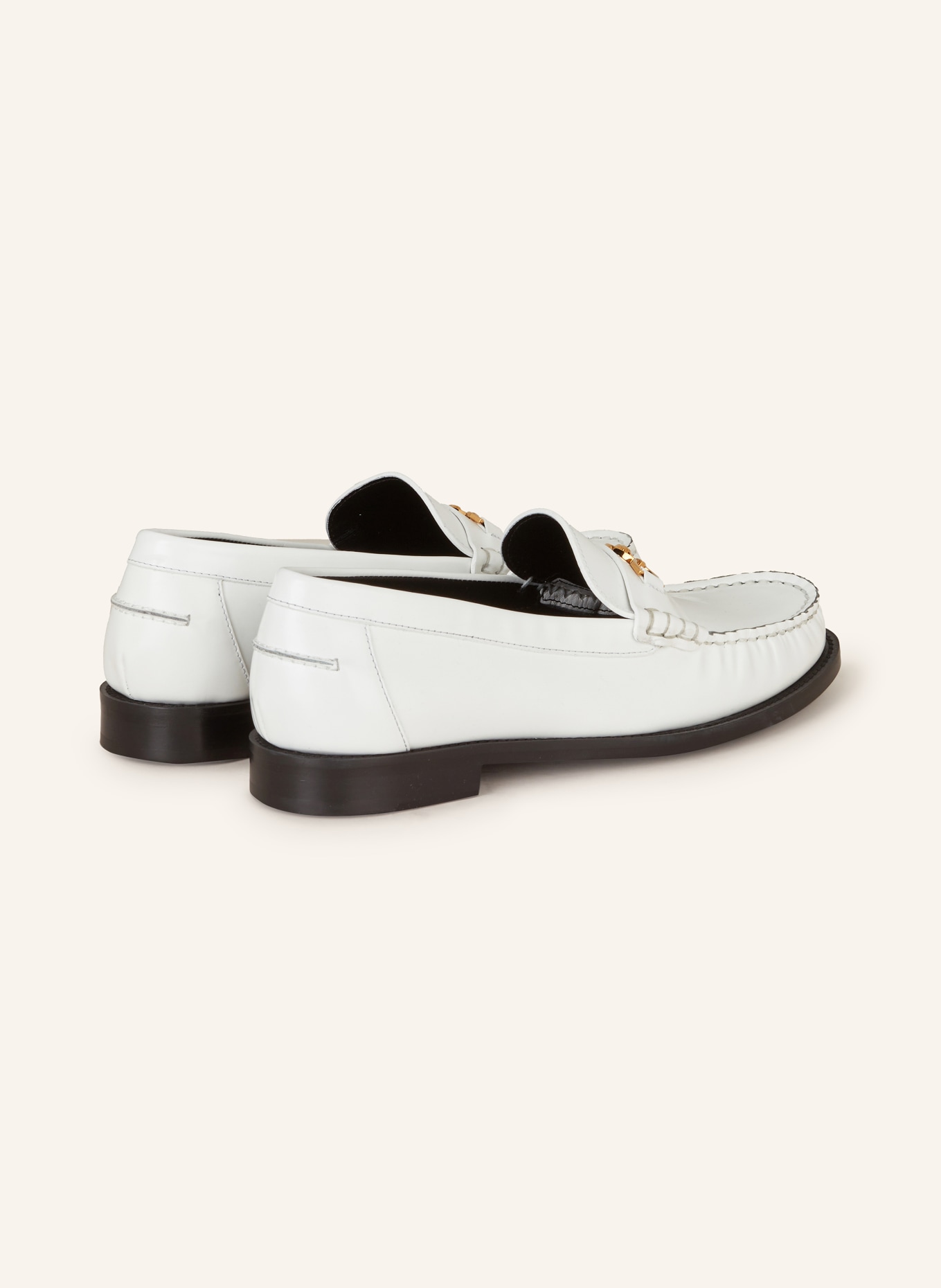 VERSACE Loafers MEDUSA, Color: WHITE (Image 2)