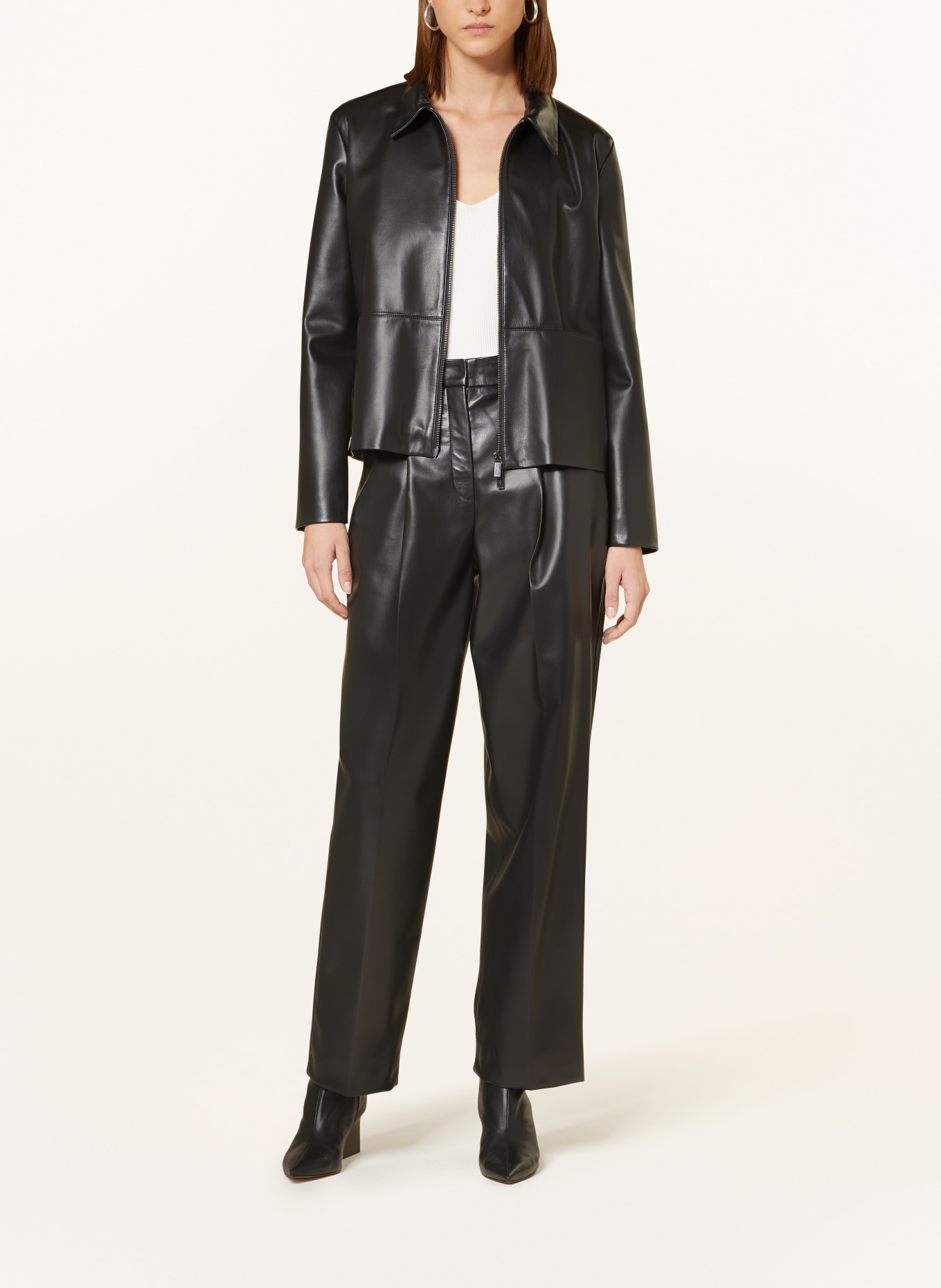Calvin Klein Jacke in Lederoptik, Farbe: SCHWARZ (Bild 2)