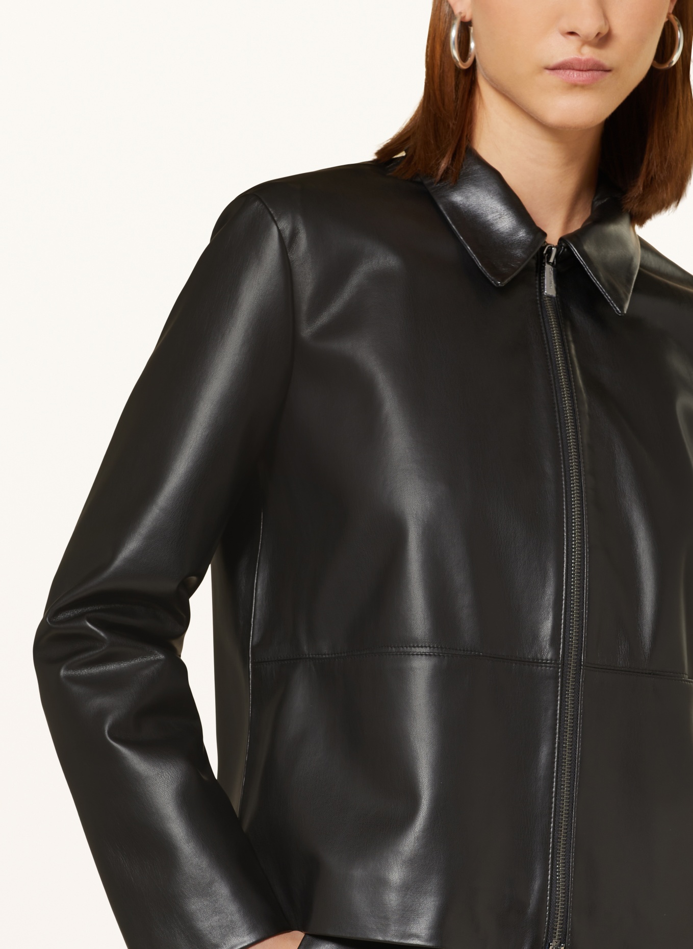 Calvin Klein Jacket in leather look, Color: BLACK (Image 4)
