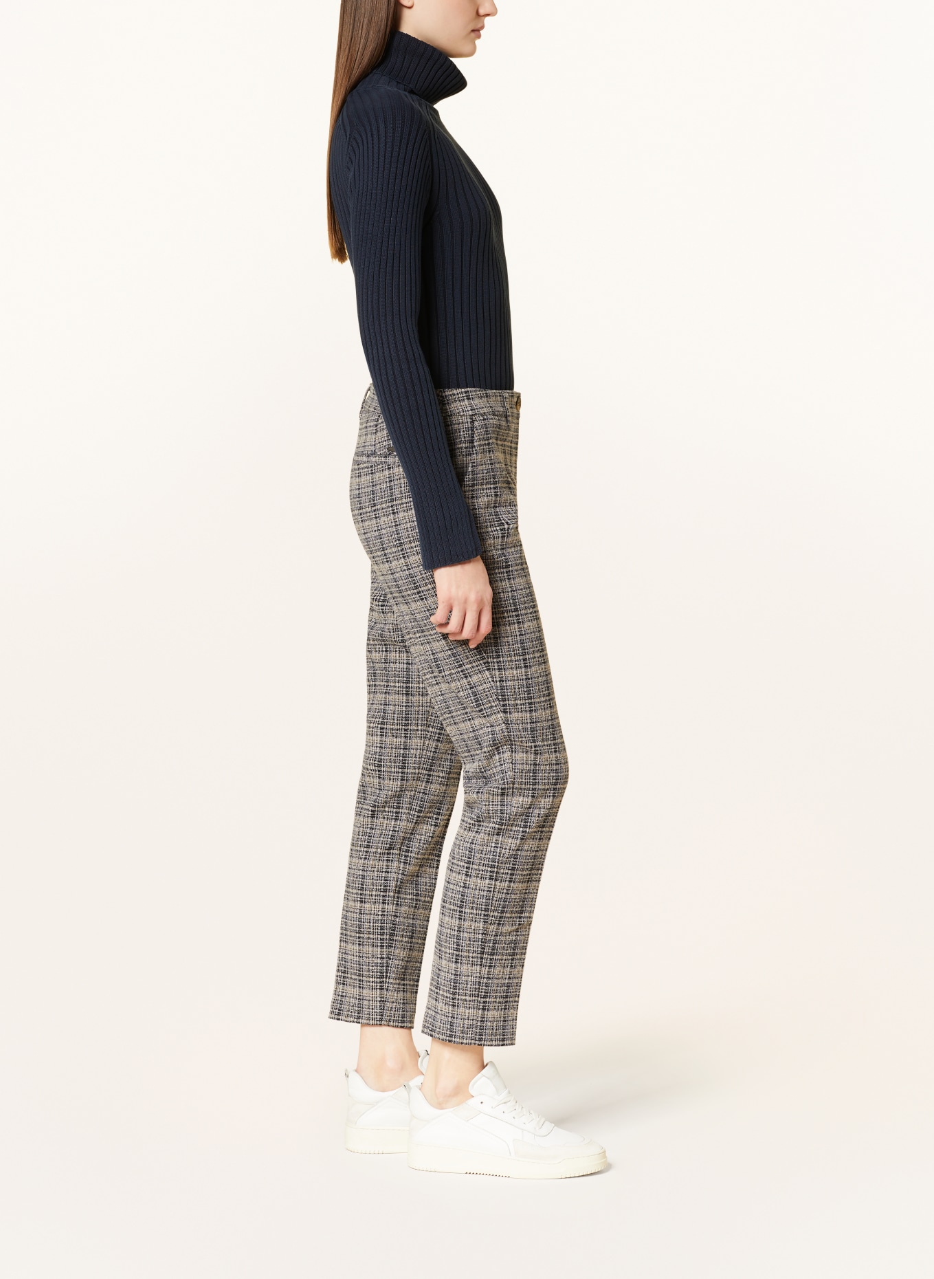 BETTY&CO Trousers, Color: BLACK/ BEIGE (Image 4)