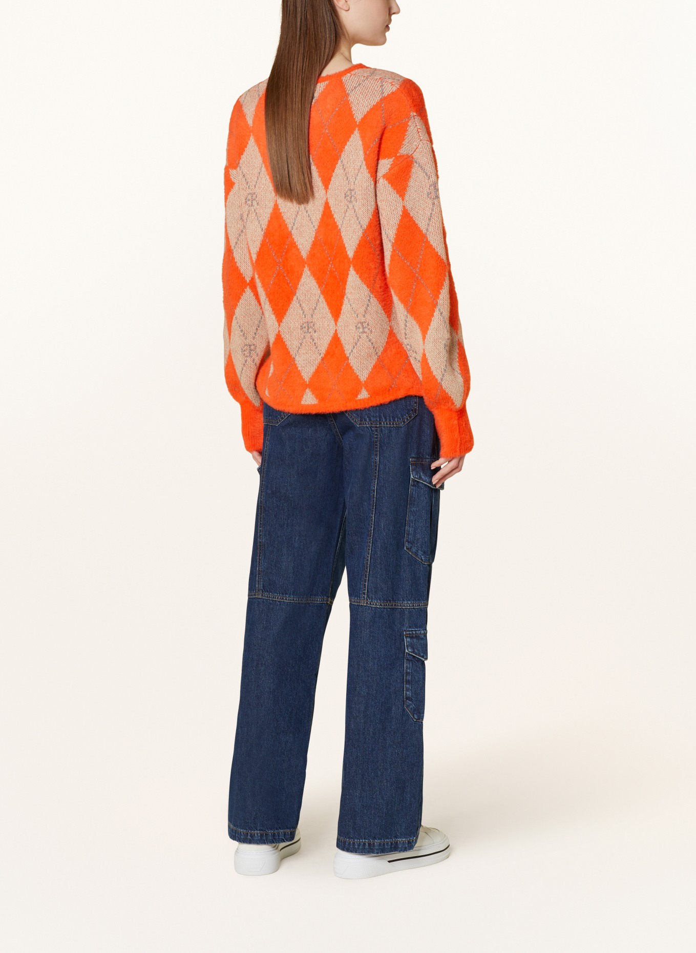 ELIAS RUMELIS Sweater TAI, Color: ORANGE/ LIGHT ORANGE/ GRAY (Image 3)