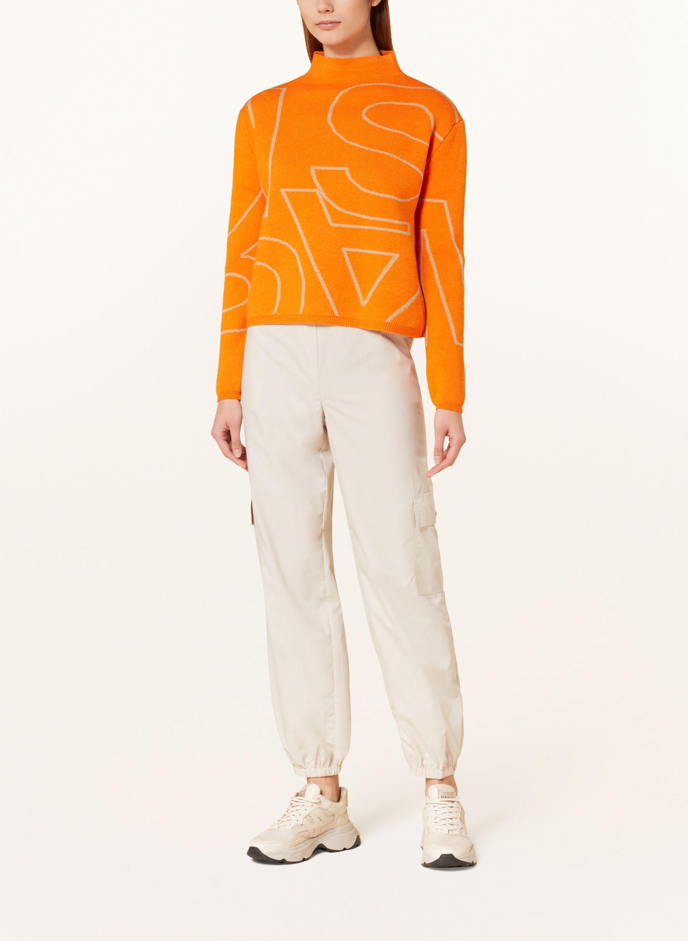 ELIAS RUMELIS Sweater MINEER, Color: ORANGE/ BEIGE (Image 2)