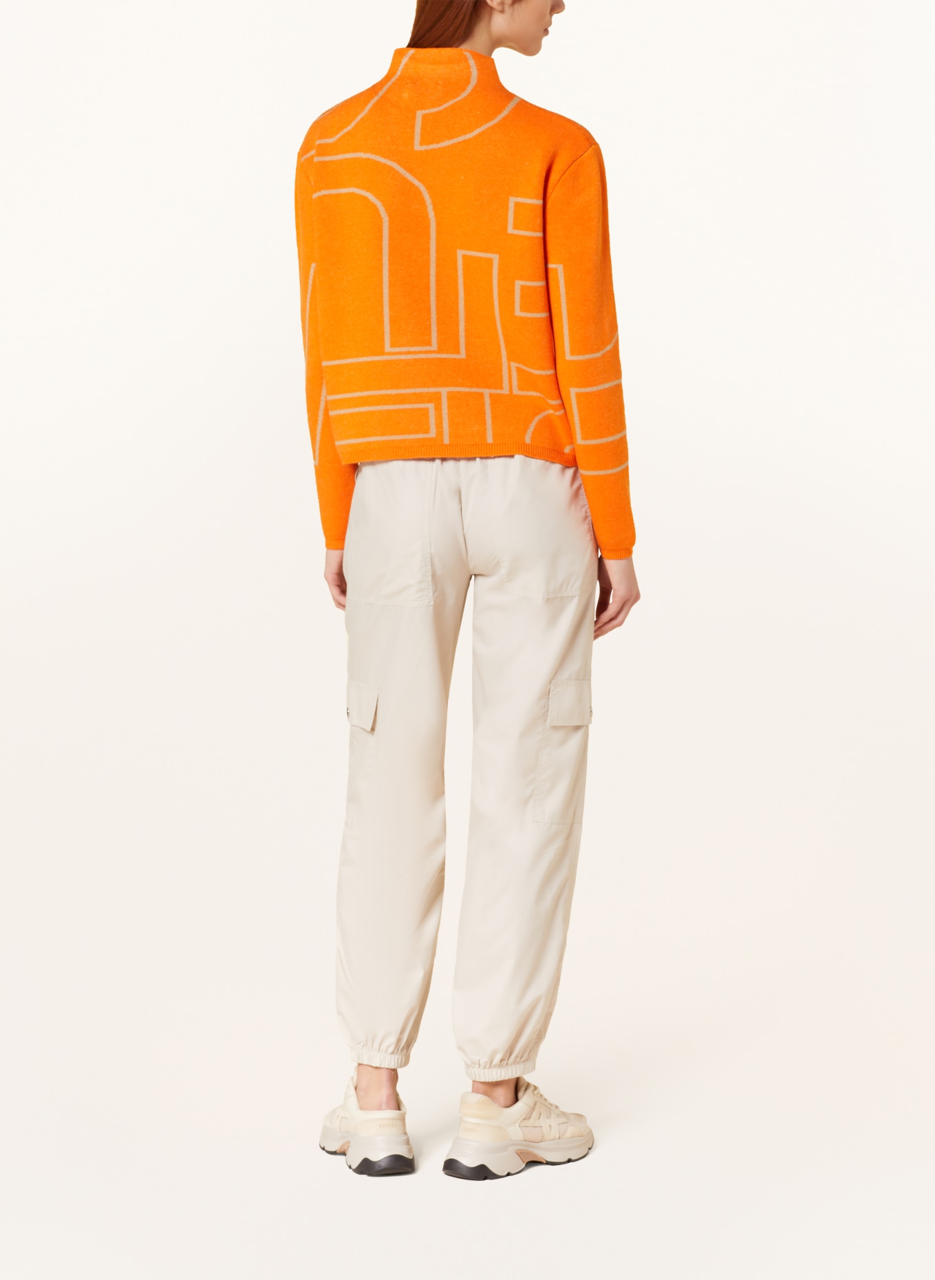 ELIAS RUMELIS Sweater MINEER, Color: ORANGE/ BEIGE (Image 3)