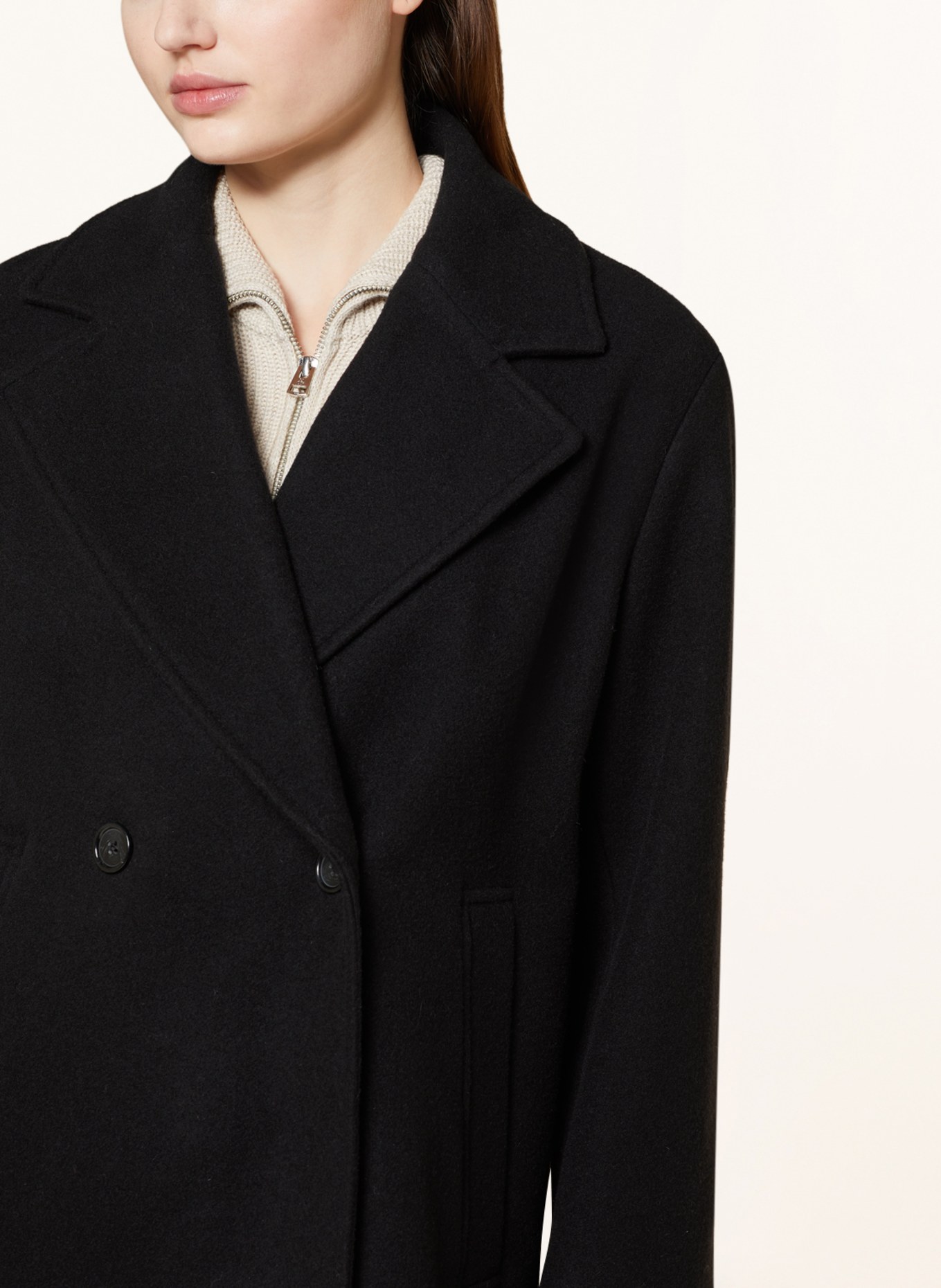 Marc O'Polo Pea coat, Color: BLACK (Image 4)
