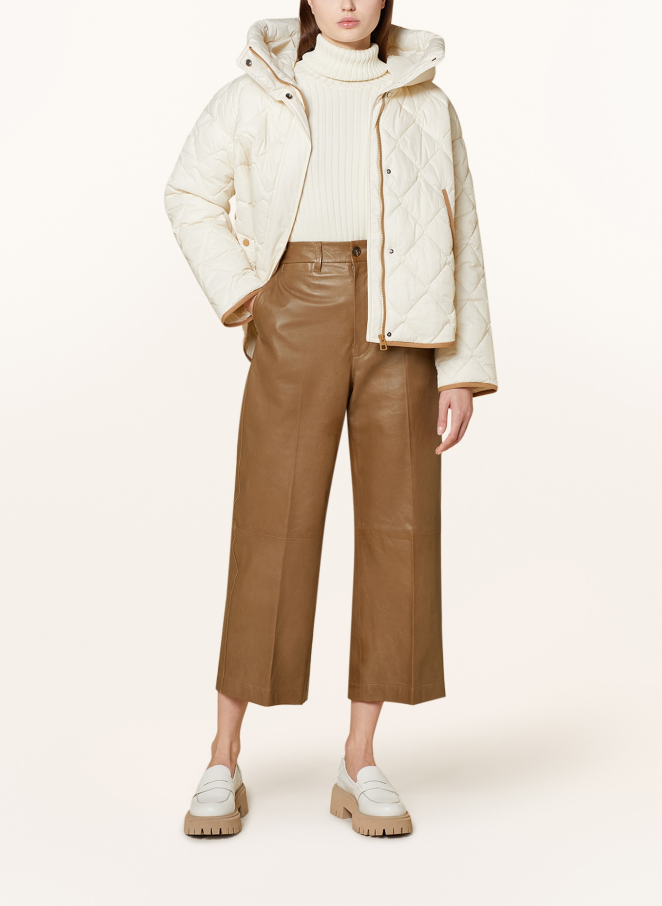 Marc O'Polo Quilted jacket, Color: ECRU/ BEIGE (Image 2)