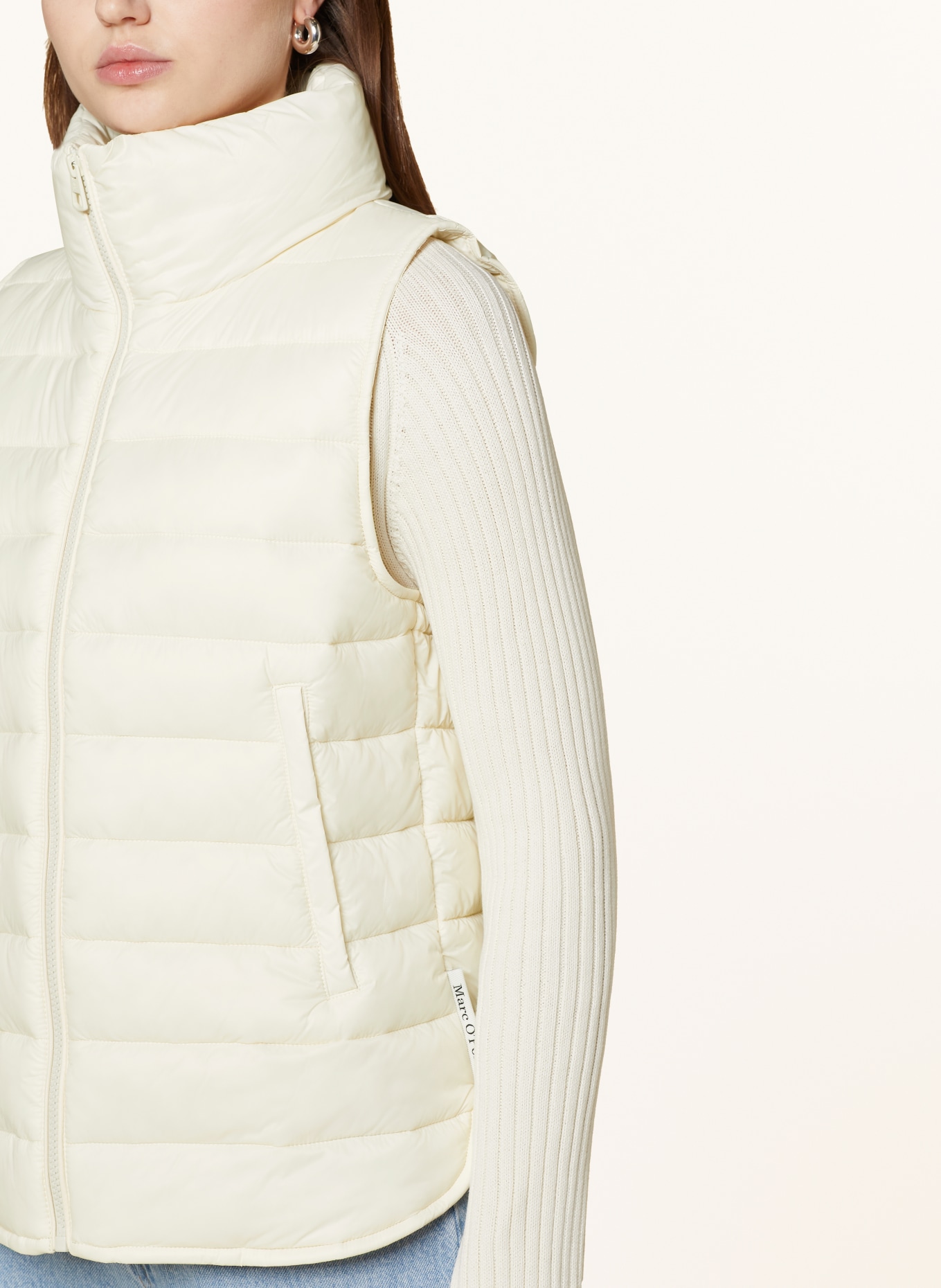 Marc O'Polo Quilted vest, Color: ECRU (Image 4)